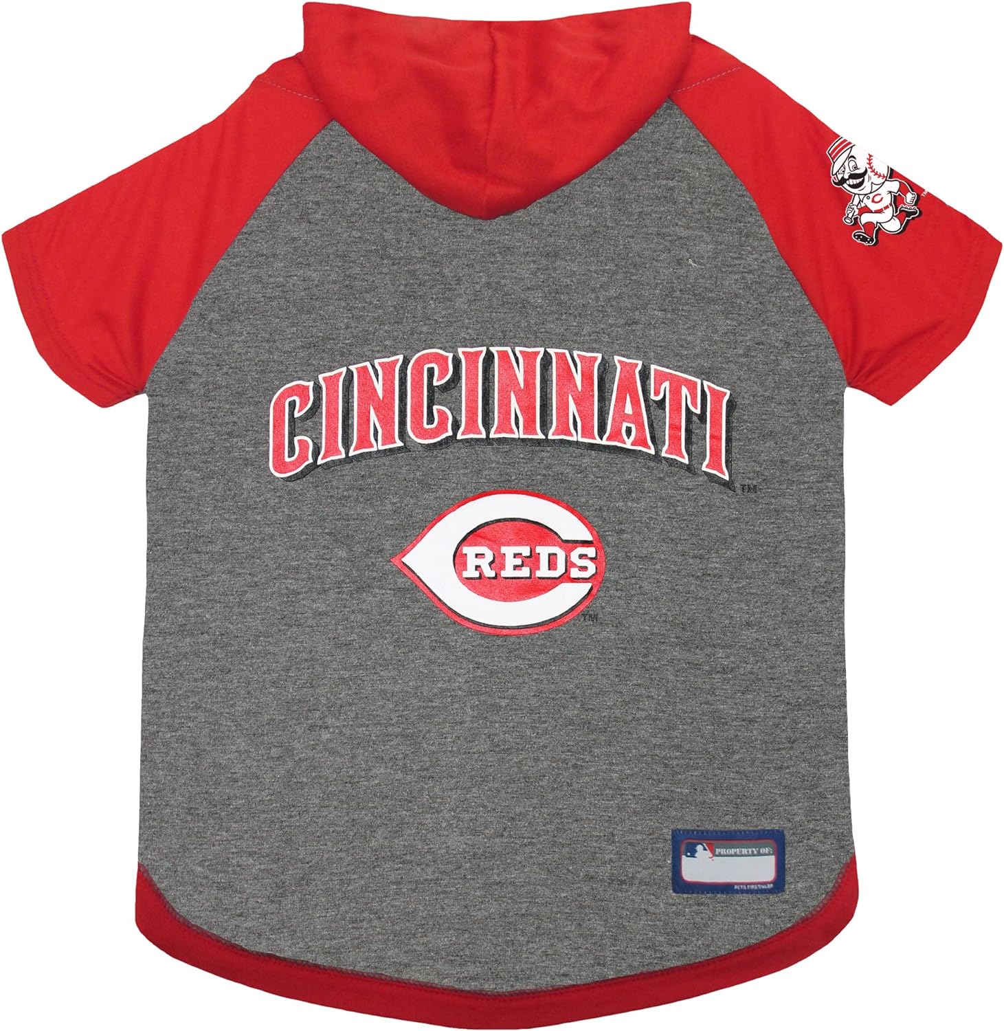 Cincinnati Reds Hoodie Tee Shirt - Sports Collectibles, Sports Memorabilia, Sports Fan Shop, Sports Gifts