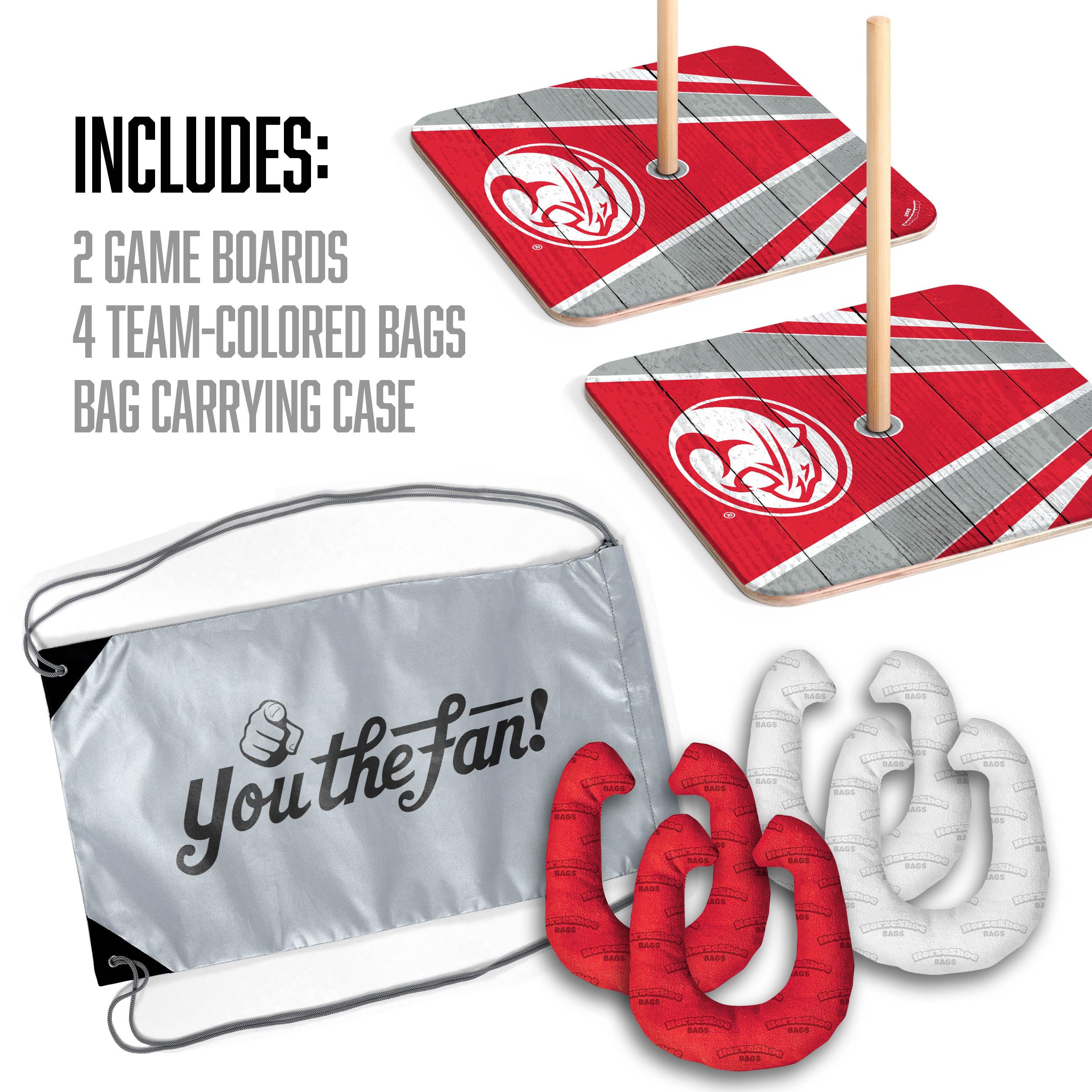 YouTheFan NCAA Houston Cougars Horseshoe Bags - Sports Collectibles, Sports Memorabilia, Sports Fan Shop, Sports Gifts
