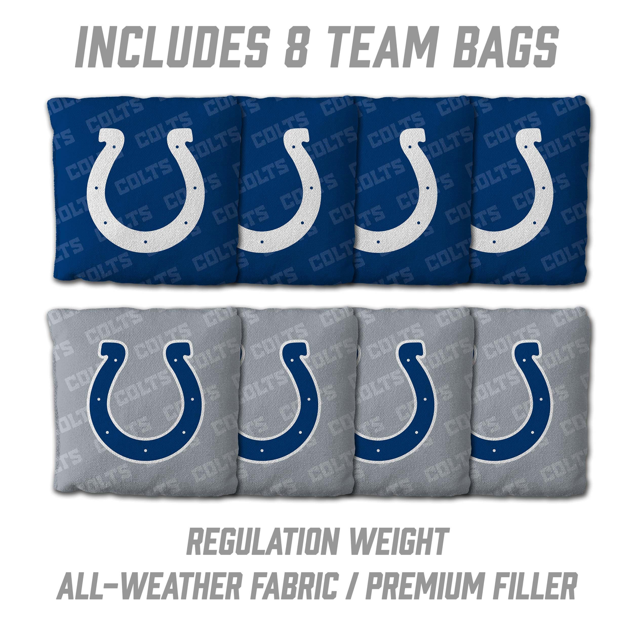YouTheFan NFL Indianapolis Colts 2’ x 3’ Wood Cornhole Game with Logo Bags - Sports Collectibles, Sports Memorabilia, Sports Fan Shop, Sports Gifts