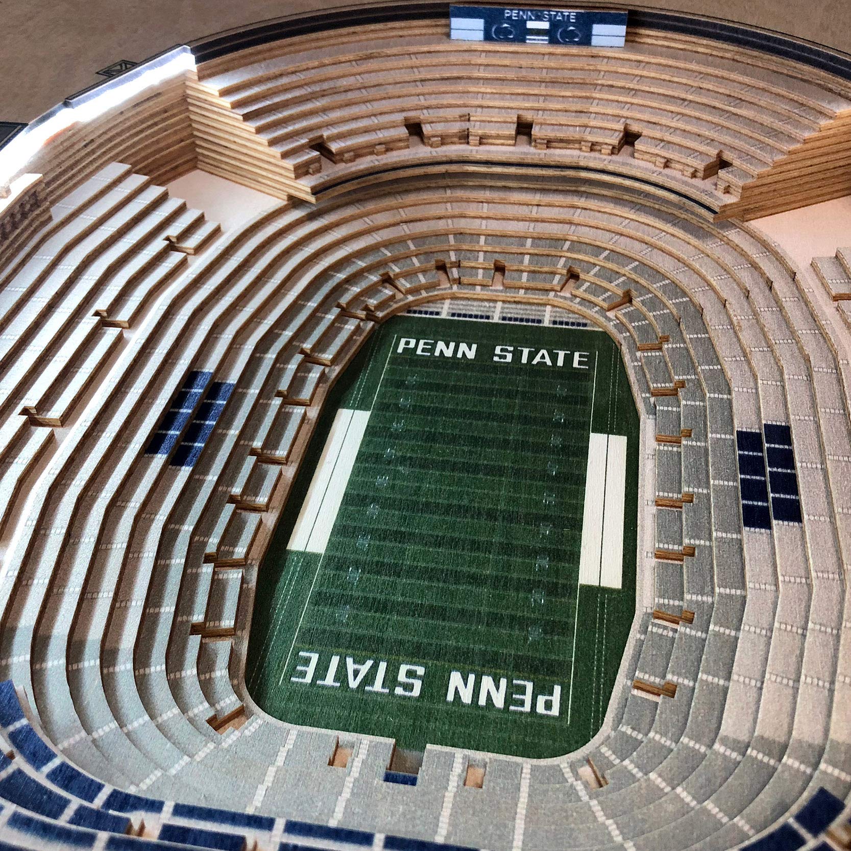 YouTheFan NCAA Penn State Nittany Lions 25-Layer StadiumViews Lighted End Table - Beaver Stadium - Sports Collectibles, Sports Memorabilia, Sports Fan Shop, Sports Gifts