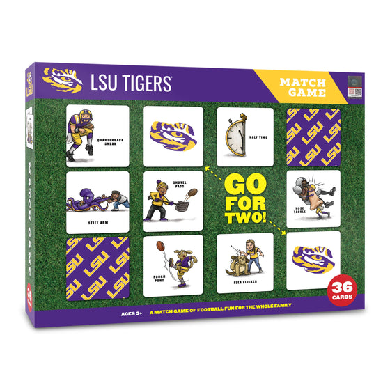 YouTheFan NCAA LSU Tigers Licensed Memory Match Game - Sports Collectibles, Sports Memorabilia, Sports Fan Shop, Sports Gifts