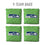 YouTheFan NFL Seattle Seahawks Cornhole Bags - 4PK - Green - Sports Collectibles, Sports Memorabilia, Sports Fan Shop, Sports Gifts