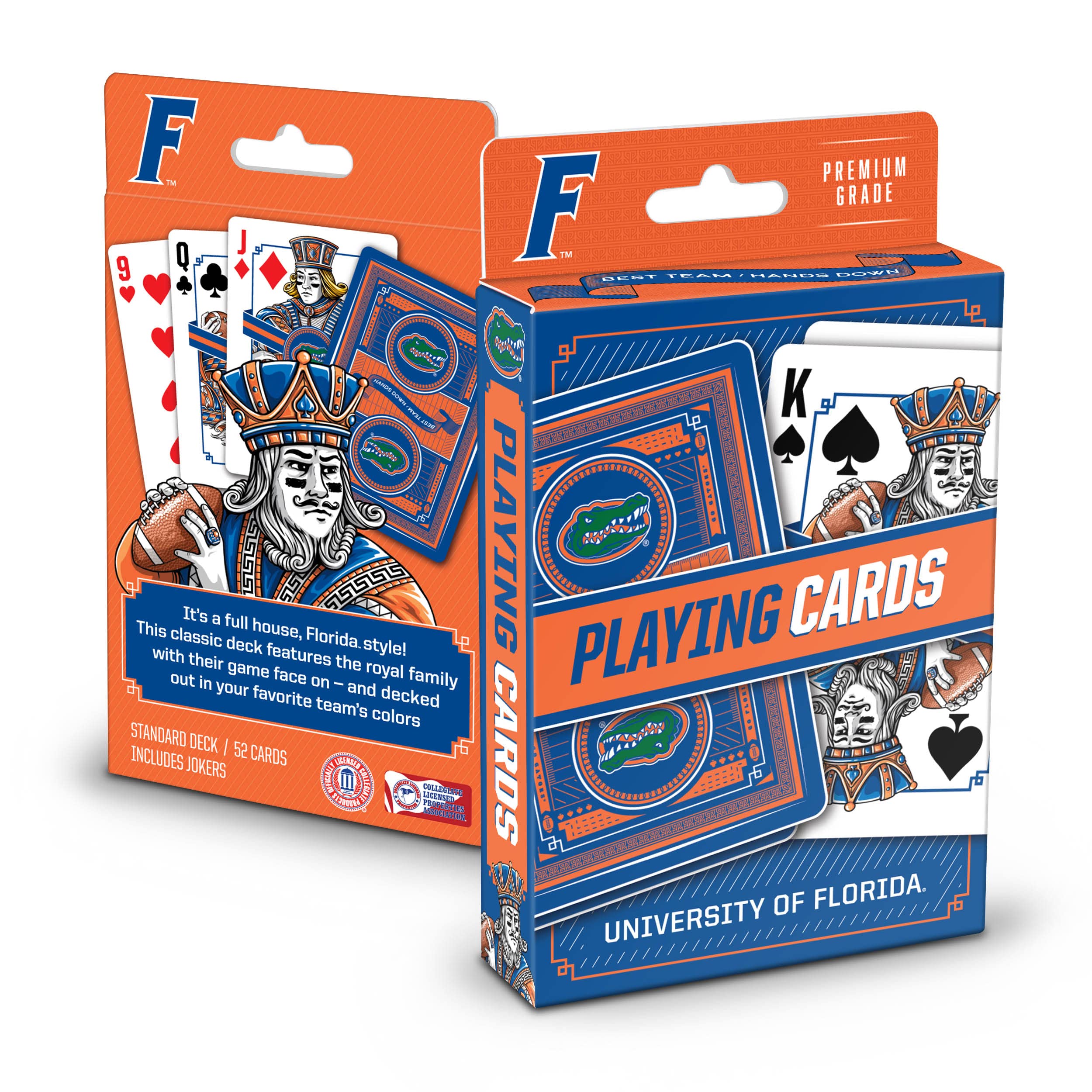 YouTheFan NCAA Florida Gators Classic Series Playing Cards, Team Colors - Sports Collectibles, Sports Memorabilia, Sports Fan Shop, Sports Gifts