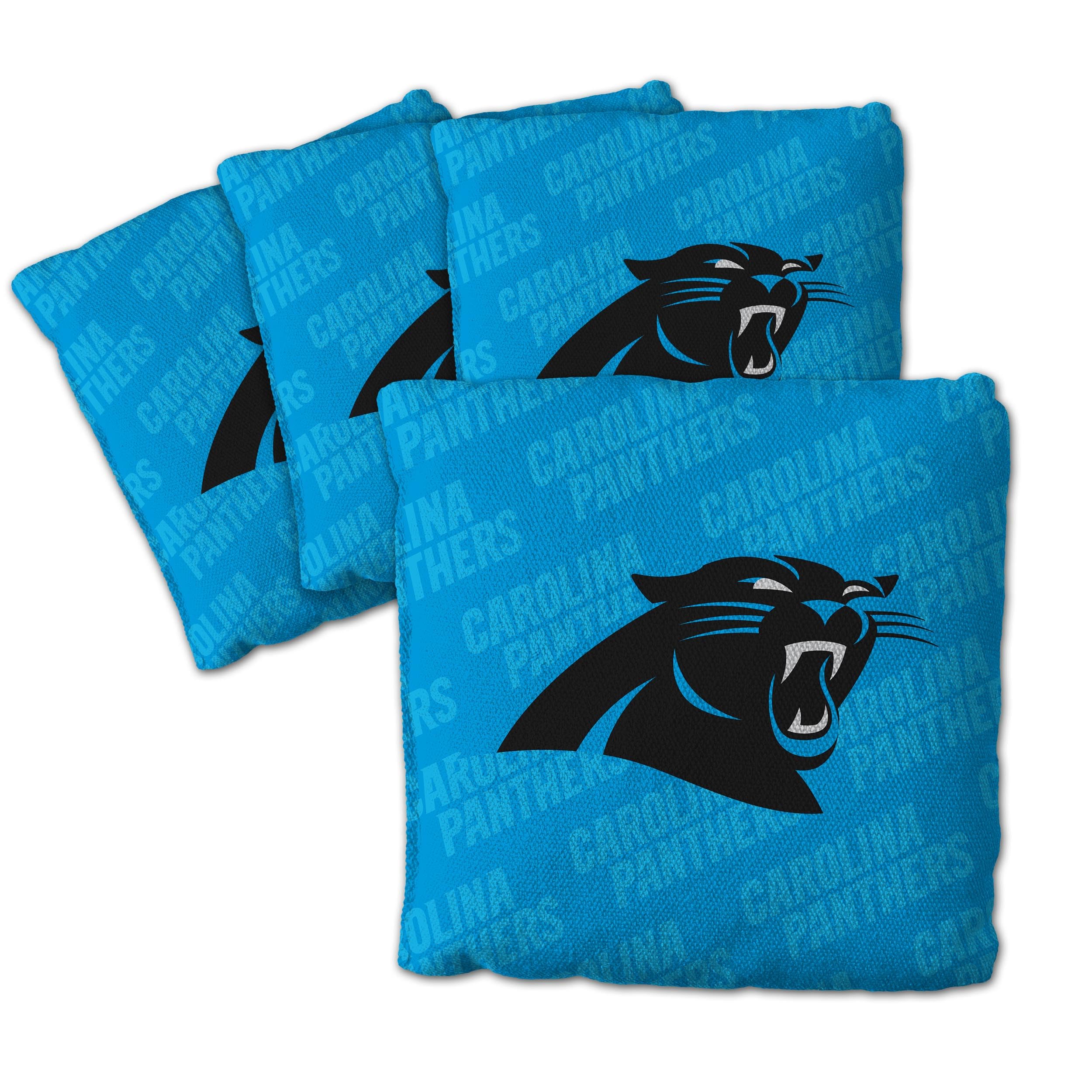 YouTheFan NFL Carolina Panthers Cornhole Bags - 4PK - Blue - Sports Collectibles, Sports Memorabilia, Sports Fan Shop, Sports Gifts