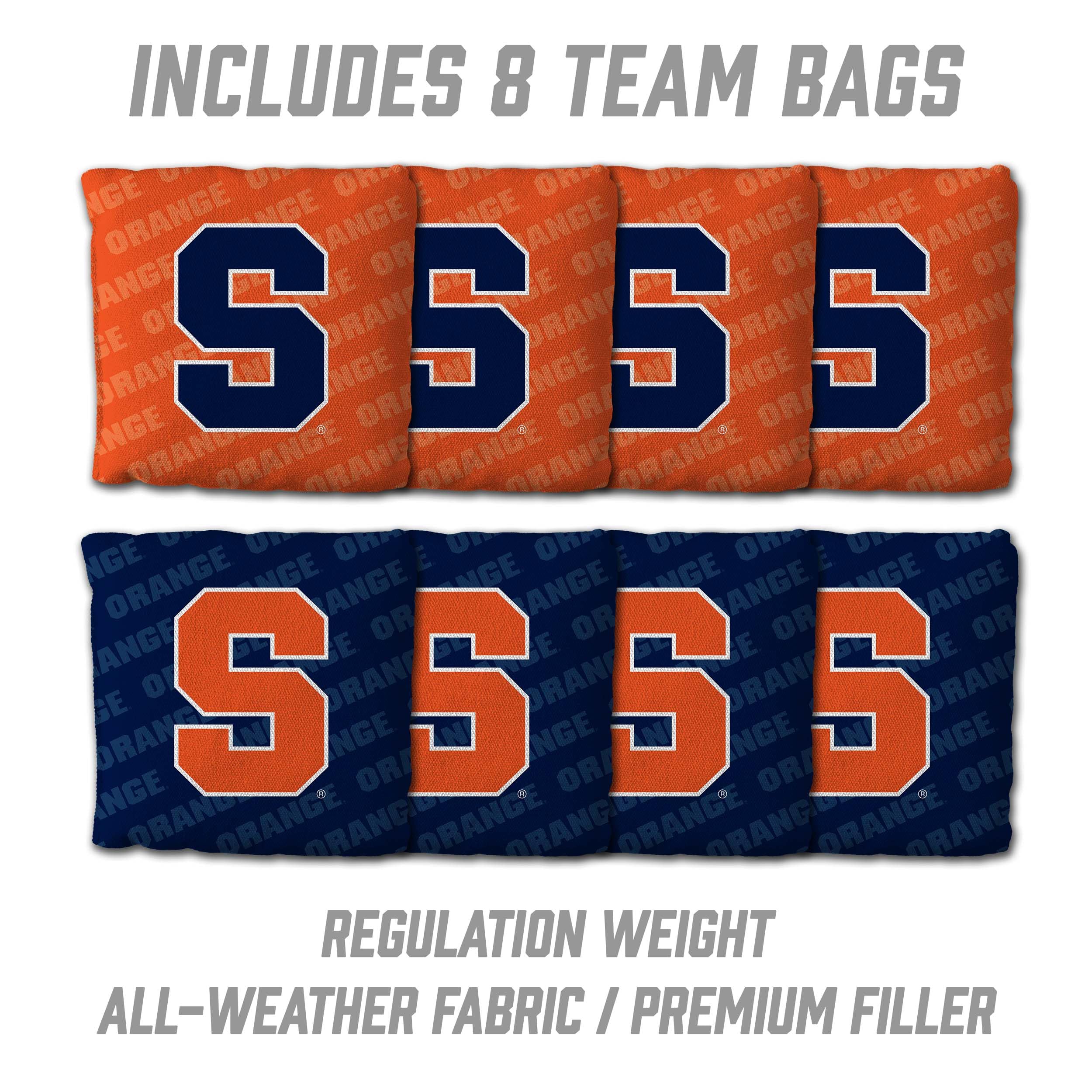 YouTheFan NCAA Syracuse Orange 2’ x 3’ Wood Cornhole Game with Logo Bags - Sports Collectibles, Sports Memorabilia, Sports Fan Shop, Sports Gifts