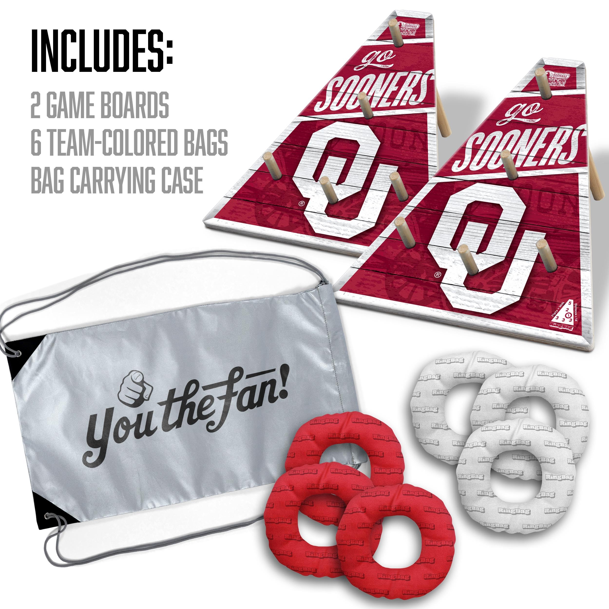 YouTheFan NCAA Oklahoma Sooners RingBag - Sports Collectibles, Sports Memorabilia, Sports Fan Shop, Sports Gifts