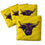 YouTheFan NCAA Minnesota State Mavericks Cornhole Bags - 4PK - Yellow - Sports Collectibles, Sports Memorabilia, Sports Fan Shop, Sports Gifts