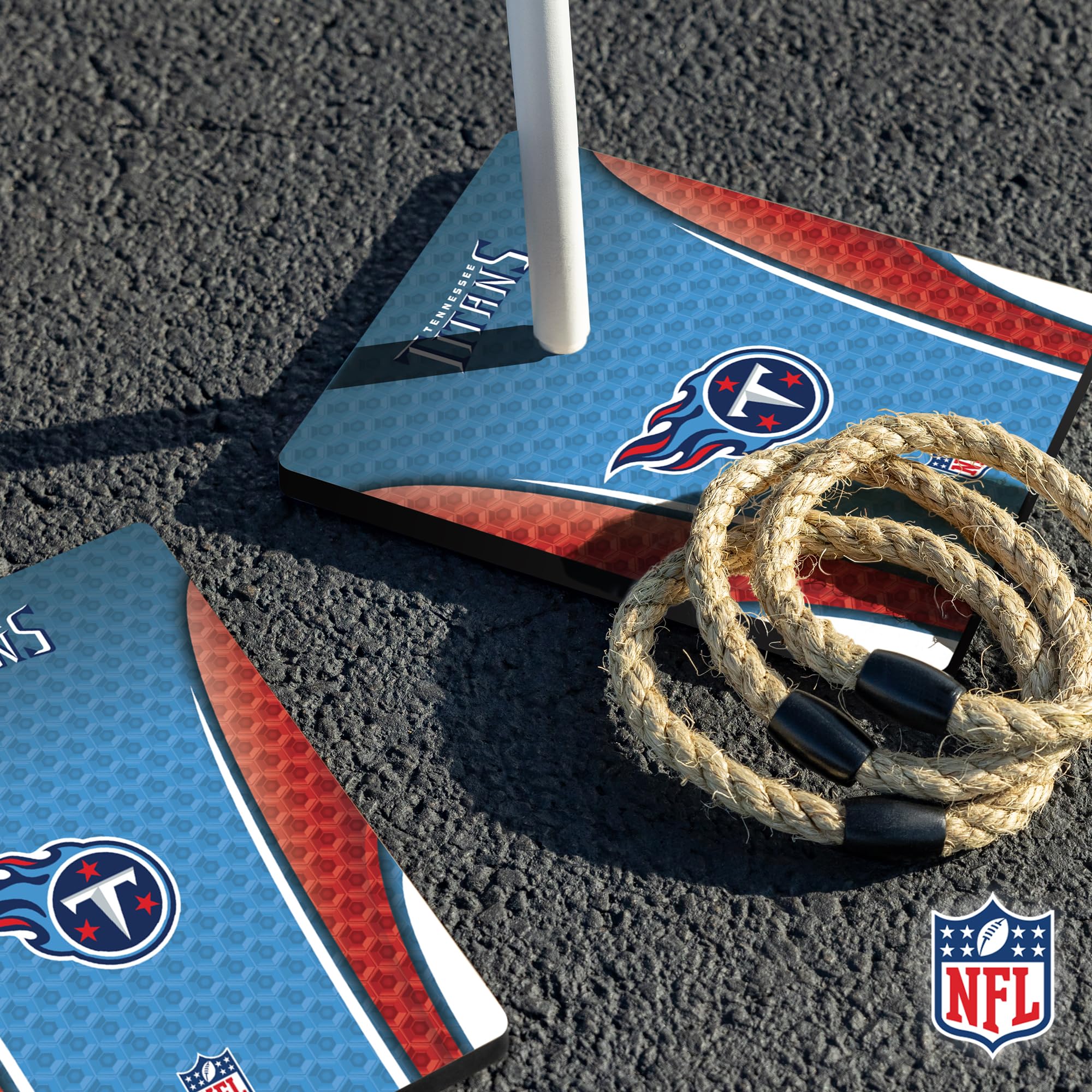 Wild Sports NFL Quoits Set with Direct Print HD Team Graphics – Tailgate Ring Toss Game – Great Gift for Any Football Fan! Ring Toss Family Outdoor Games for The Beach, BBQ, or Tailgate Party - Sports Collectibles, Sports Memorabilia, Sports Fan Shop, Sports Gifts