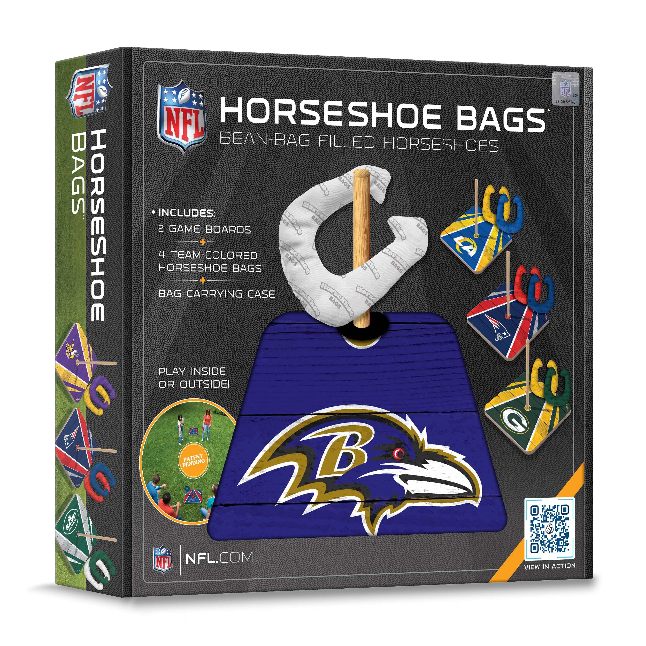 YouTheFan NFL Baltimore Ravens Horseshoe Bags Game - Sports Collectibles, Sports Memorabilia, Sports Fan Shop, Sports Gifts