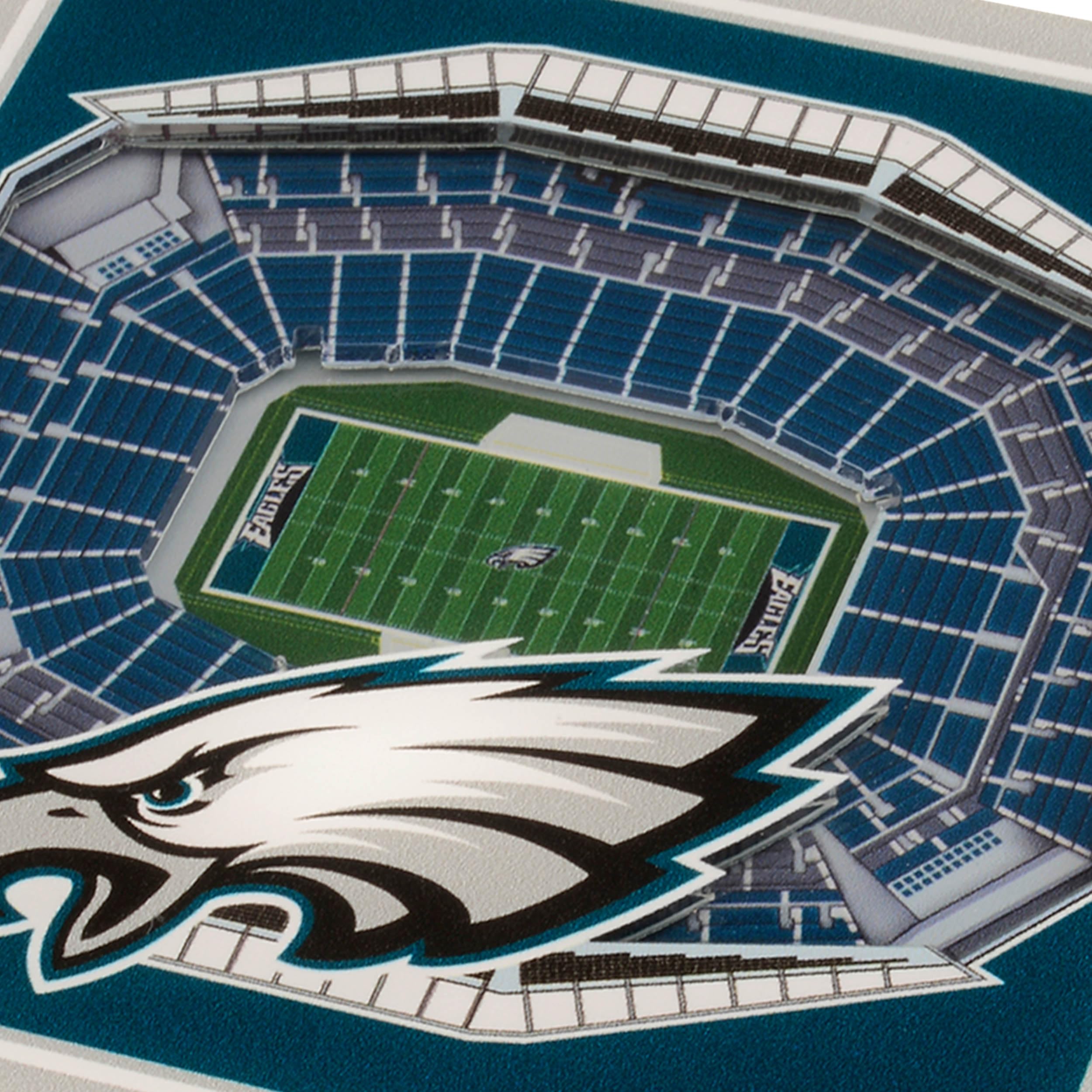 YouTheFan NFL Philadelphia Eagles Licensed Fan Cribbage Wood Board Game - Sports Collectibles, Sports Memorabilia, Sports Fan Shop, Sports Gifts