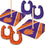 YouTheFan NCAA Clemson Tigers Horseshoe Bags - Sports Collectibles, Sports Memorabilia, Sports Fan Shop, Sports Gifts