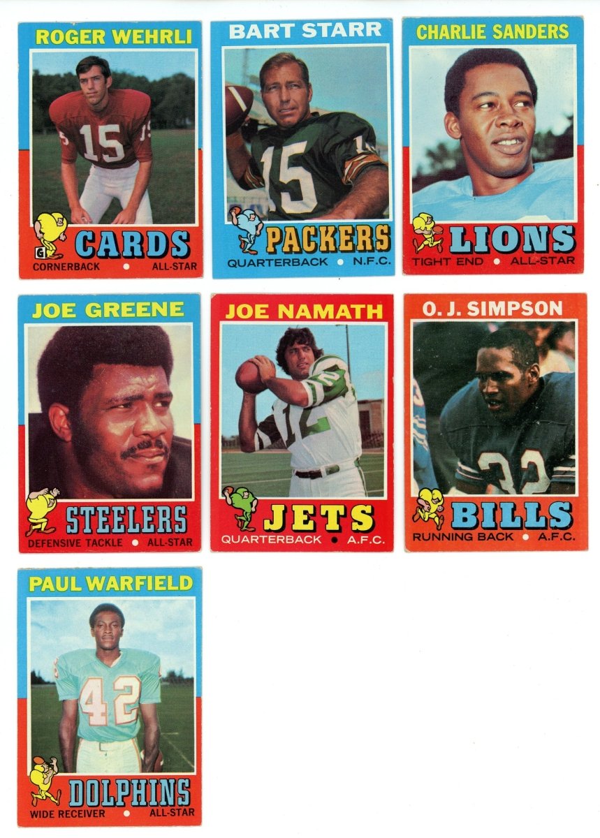 1971 TOPPS FOOTBALL COMPLETE SET BREAK - 10 CARDS PER BOX! - Sports Gifts, Sports Memorabilia, Sports Collectibles, Fan Shop