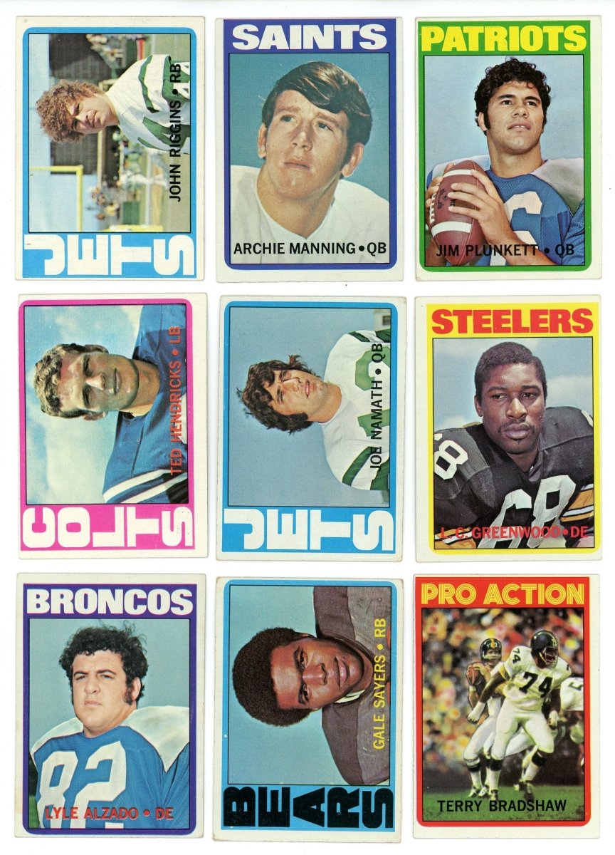 1972 TOPPS FOOTBALL LOW NUMBER SET BREAK BOX– 10 CARDS PER BOX! - Sports Gifts, Sports Memorabilia, Sports Collectibles, Fan Shop