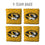 YouTheFan NCAA Missouri Tigers Cornhole Bags - 4PK - Yellow - Sports Collectibles, Sports Memorabilia, Sports Fan Shop, Sports Gifts
