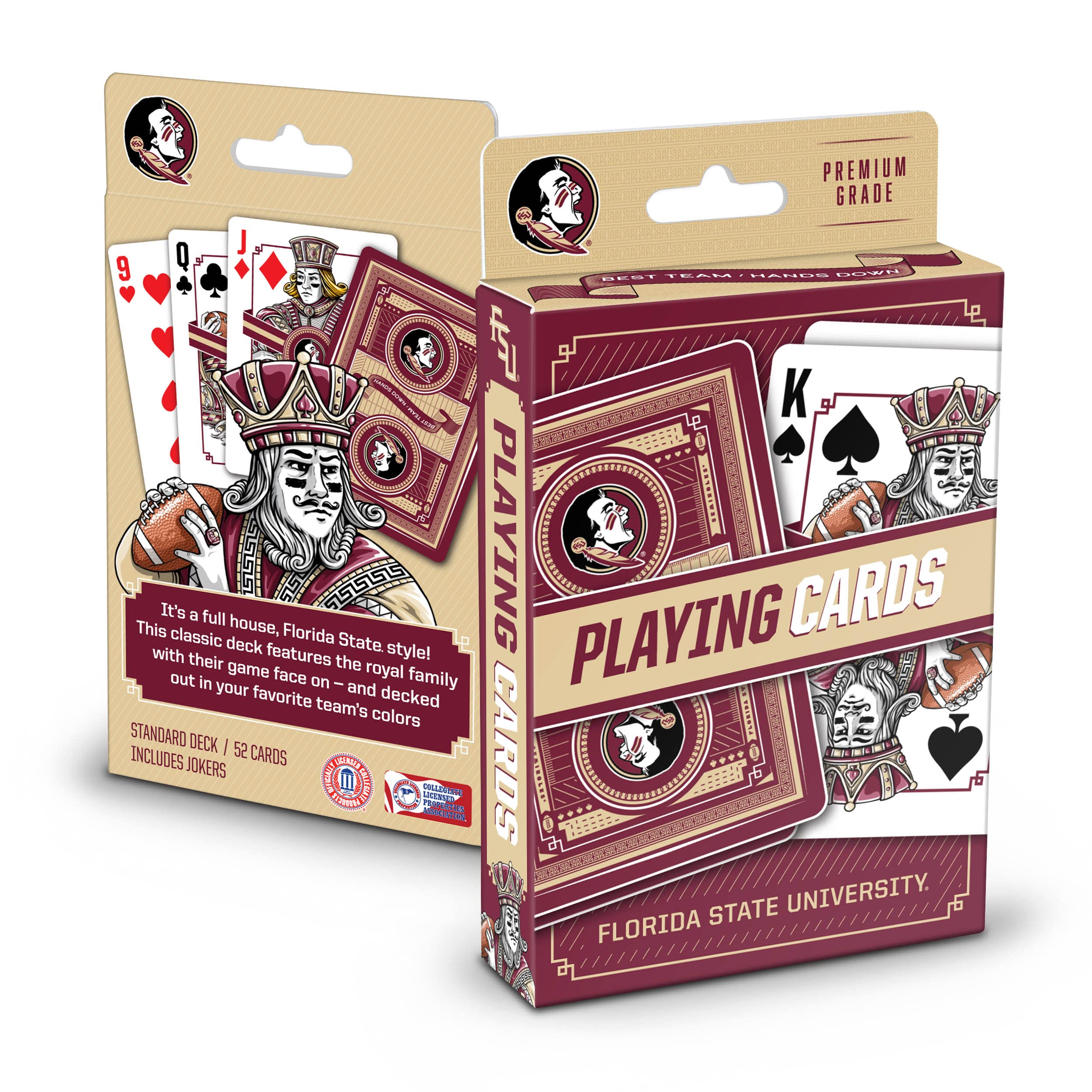 YouTheFan NCAA Florida State Seminoles Classic Series Playing Cards - Sports Collectibles, Sports Memorabilia, Sports Fan Shop, Sports Gifts