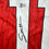 Framed Autographed/Signed Gabriel Martinelli 35x39 Arsenal Red Soccer Jersey Beckett BAS COA
