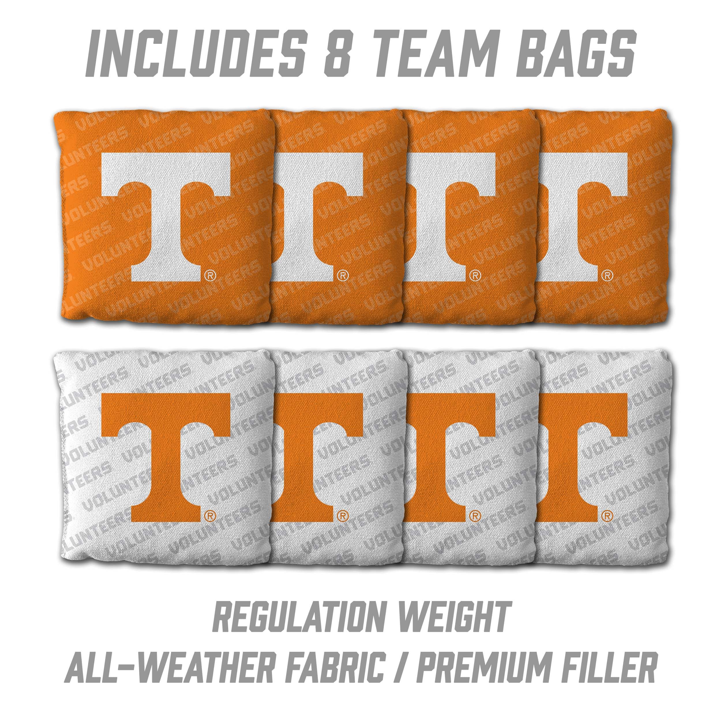 YouTheFan NCAA Tennessee Volunteers 2’ x 4’ Professional Wood Cornhole Game with Logo Bags - Sports Collectibles, Sports Memorabilia, Sports Fan Shop, Sports Gifts