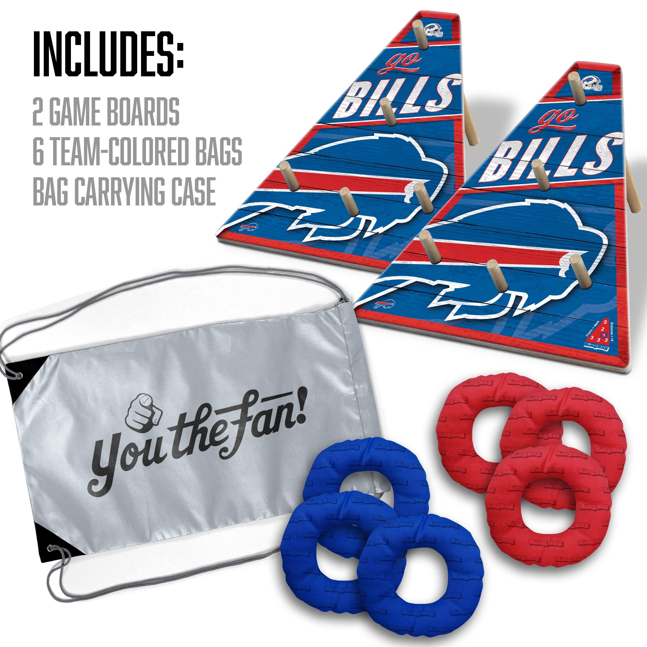 YouTheFan NFL Buffalo Bills RingBag - Sports Collectibles, Sports Memorabilia, Sports Fan Shop, Sports Gifts
