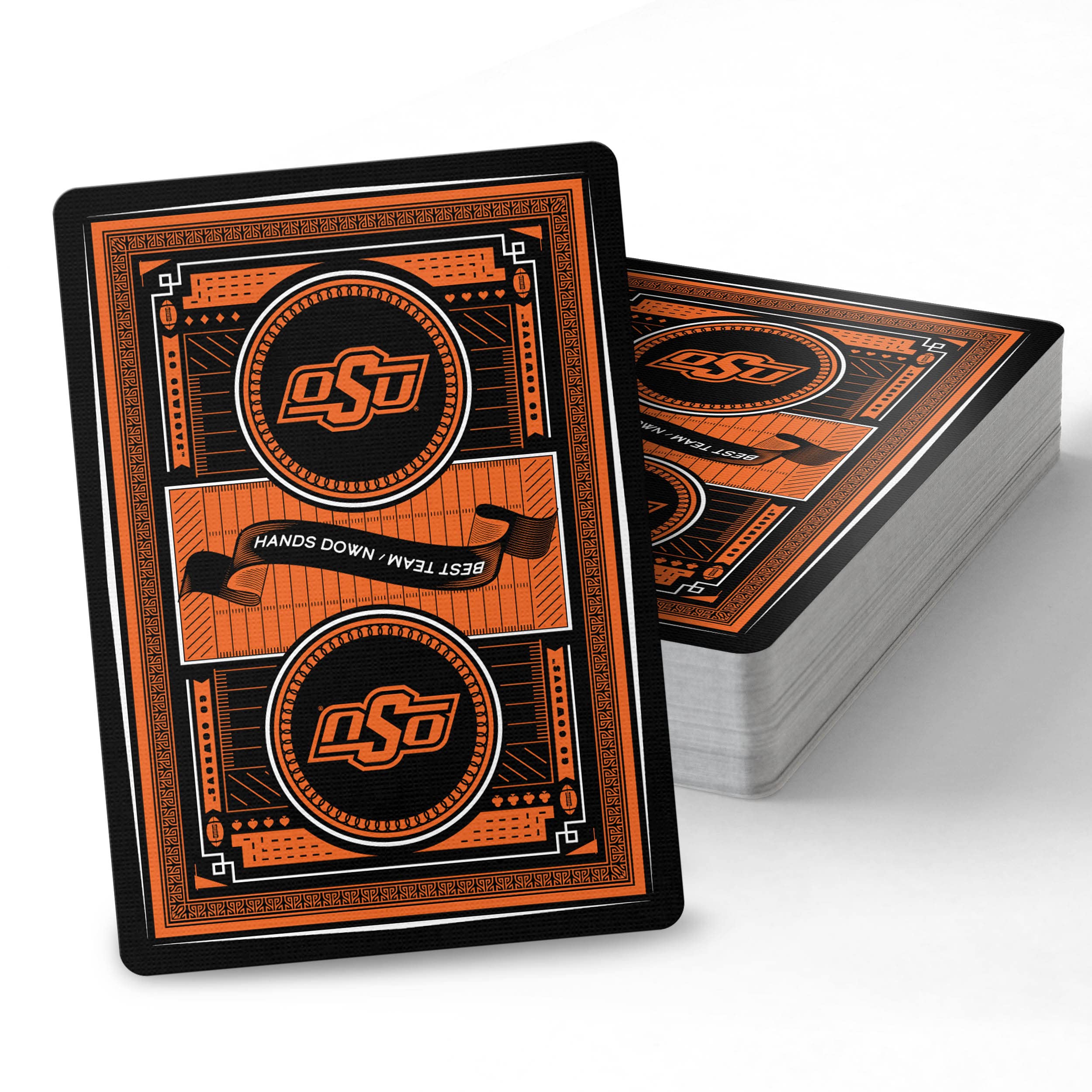 YouTheFan NCAA Oklahoma State Cowboys Classic Series Playing Cards, Team Colors - Sports Collectibles, Sports Memorabilia, Sports Fan Shop, Sports Gifts
