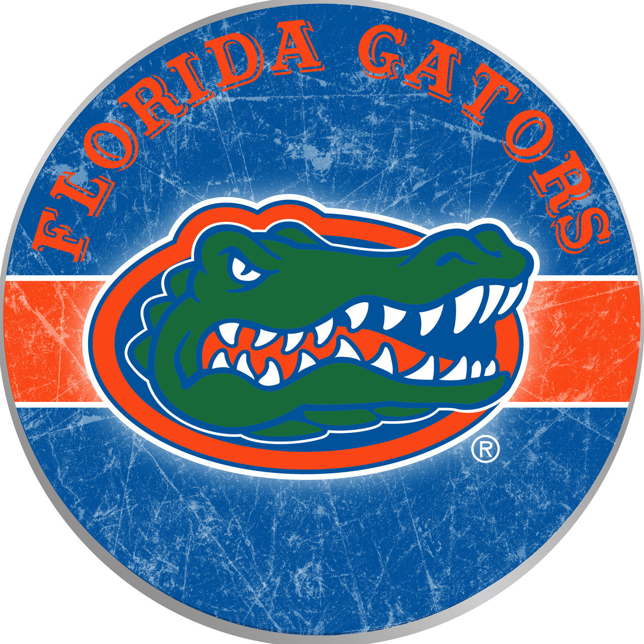 Florida Gators Sign Bottle Cap Style Distressed - Sports Collectibles, Sports Memorabilia, Sports Fan Shop, Sports Gifts