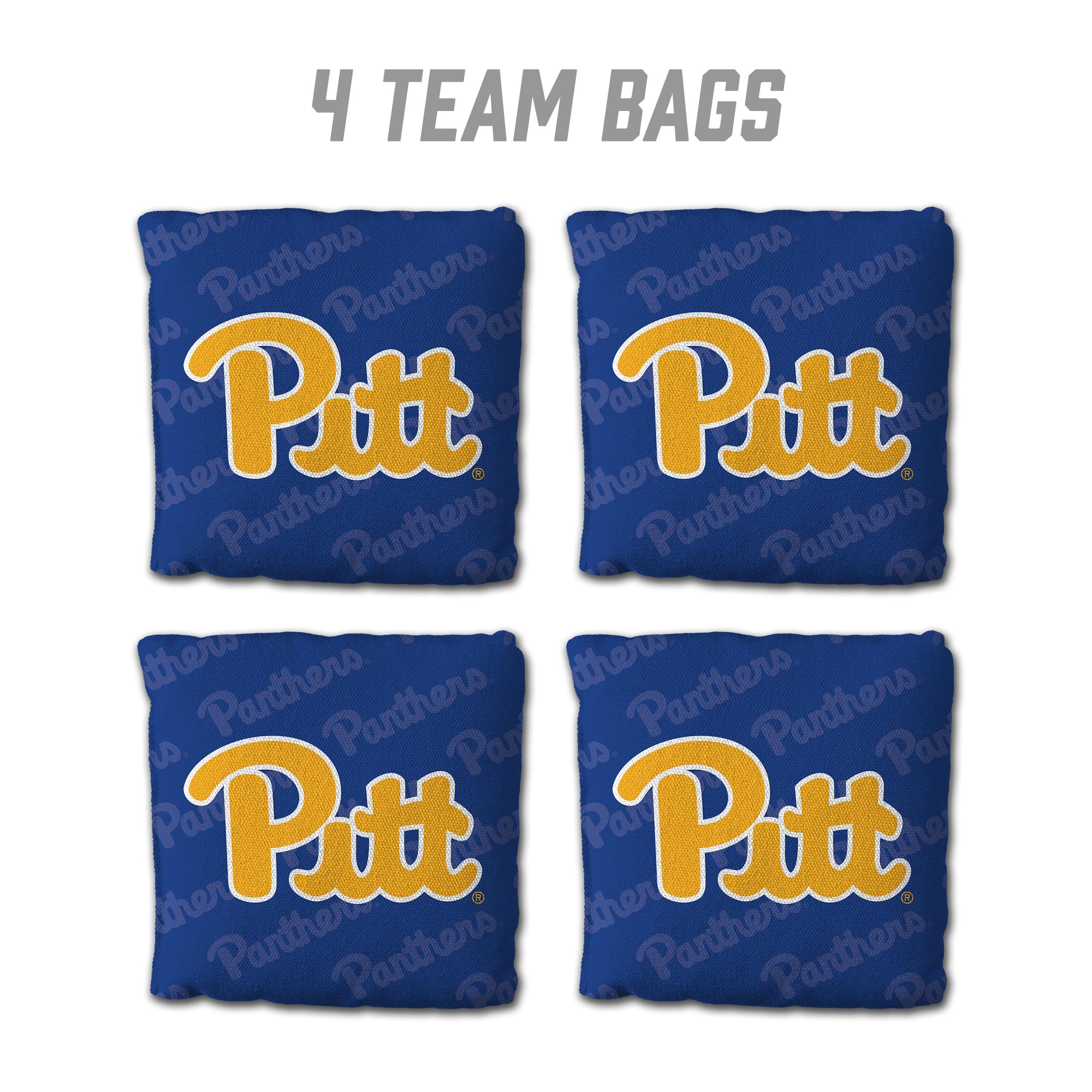 YouTheFan NCAA Pittsburgh Panthers Cornhole Bags - 4PK - Blue - Sports Collectibles, Sports Memorabilia, Sports Fan Shop, Sports Gifts