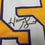 Framed Autographed/Signed Horace Grant 35x39 Los Angeles Yellow Basketball Jersey JSA COA