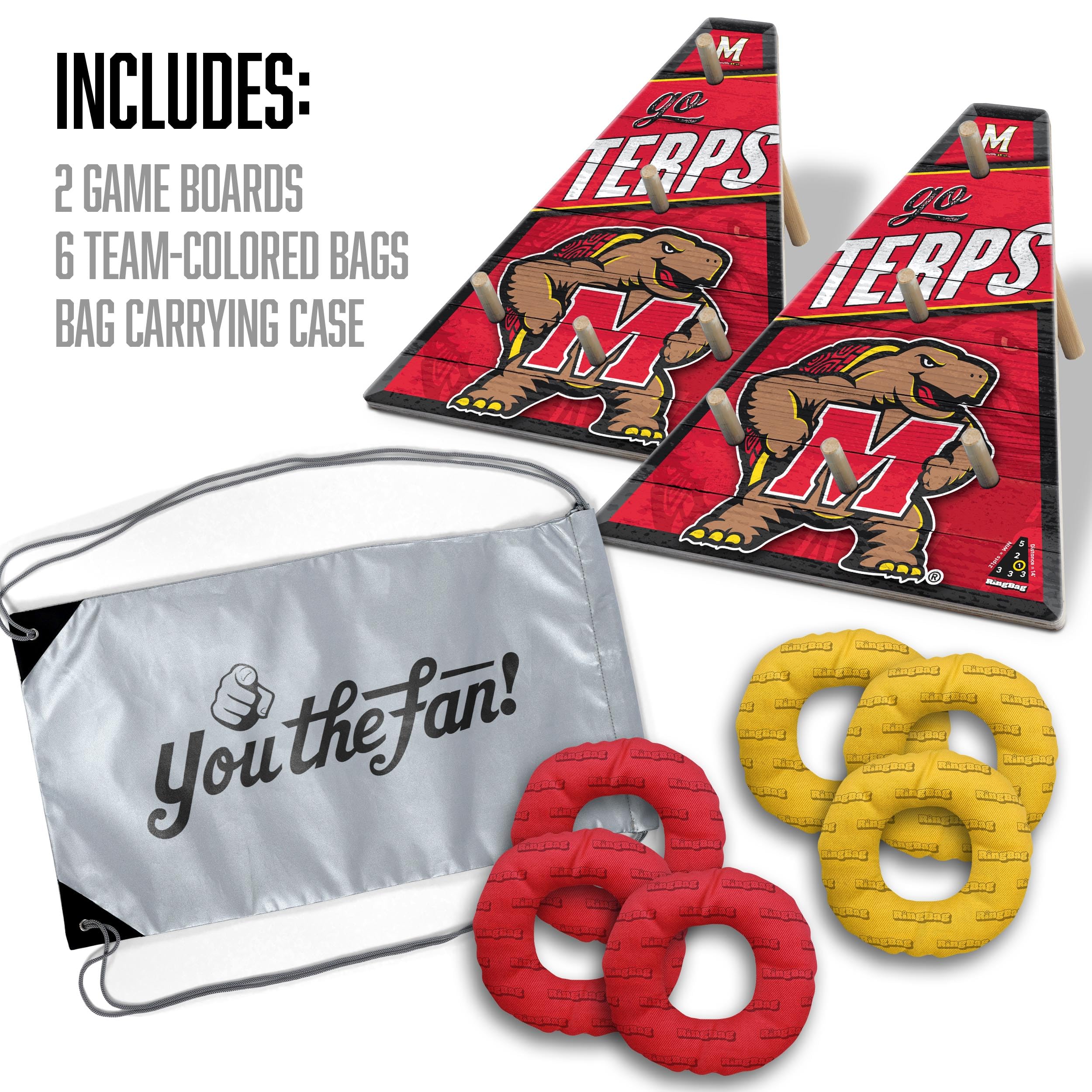 YouTheFan NCAA Maryland Terrapins RingBag - Sports Collectibles, Sports Memorabilia, Sports Fan Shop, Sports Gifts
