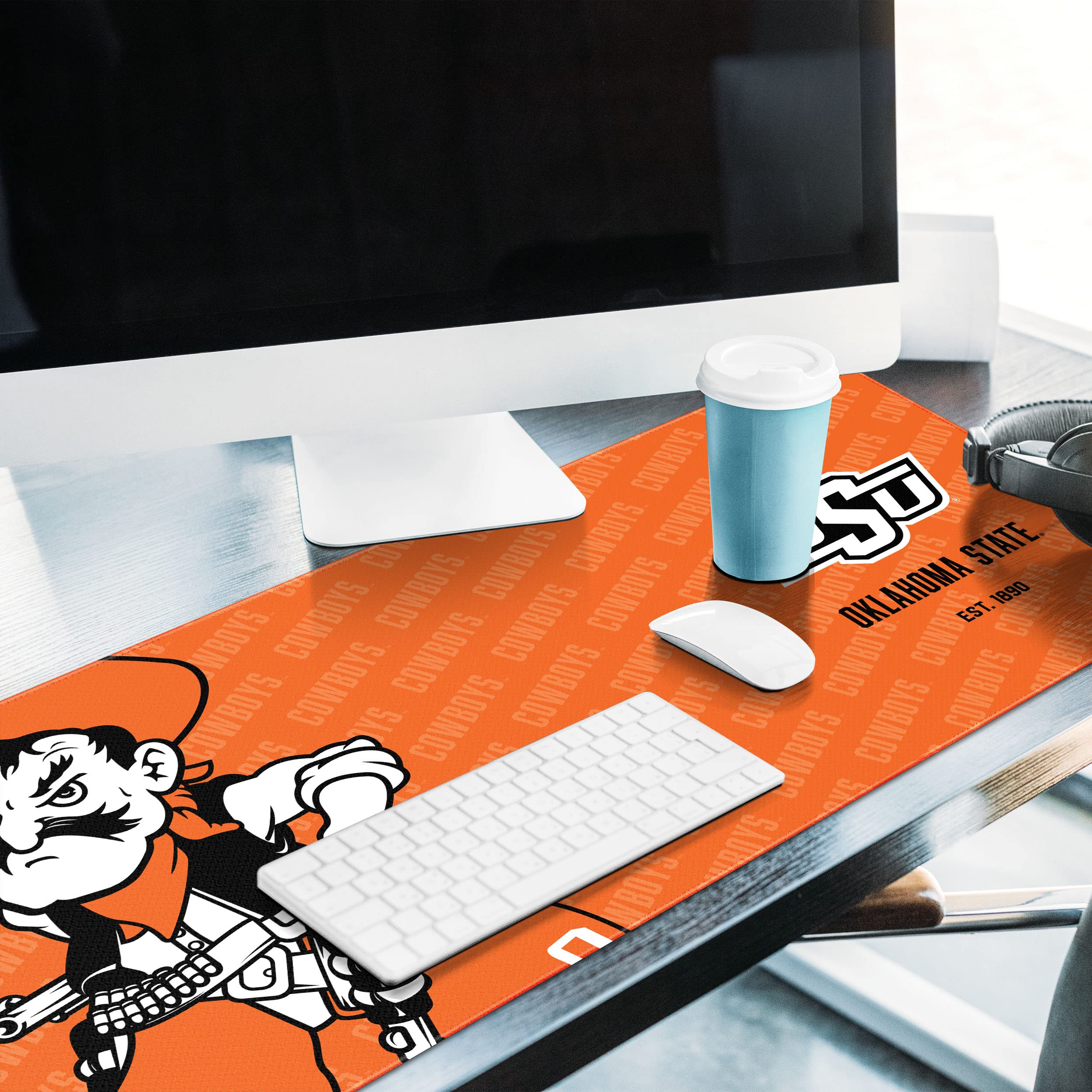 YouTheFan NCAA Oklahoma State Cowboys Logo Series Desk Pad - Sports Collectibles, Sports Memorabilia, Sports Fan Shop, Sports Gifts