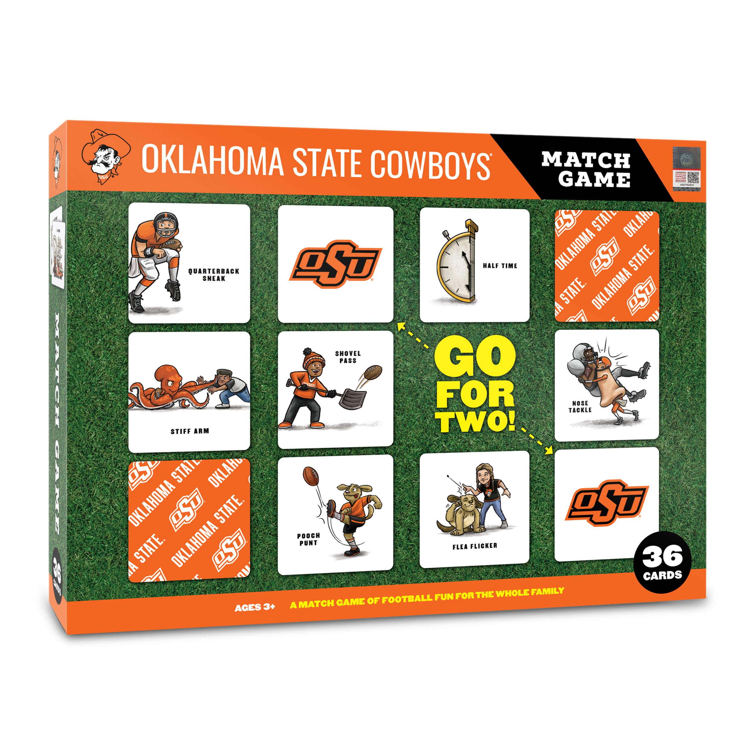 YouTheFan NCAA Oklahoma State Cowboys Licensed Memory Match Game - Sports Collectibles, Sports Memorabilia, Sports Fan Shop, Sports Gifts