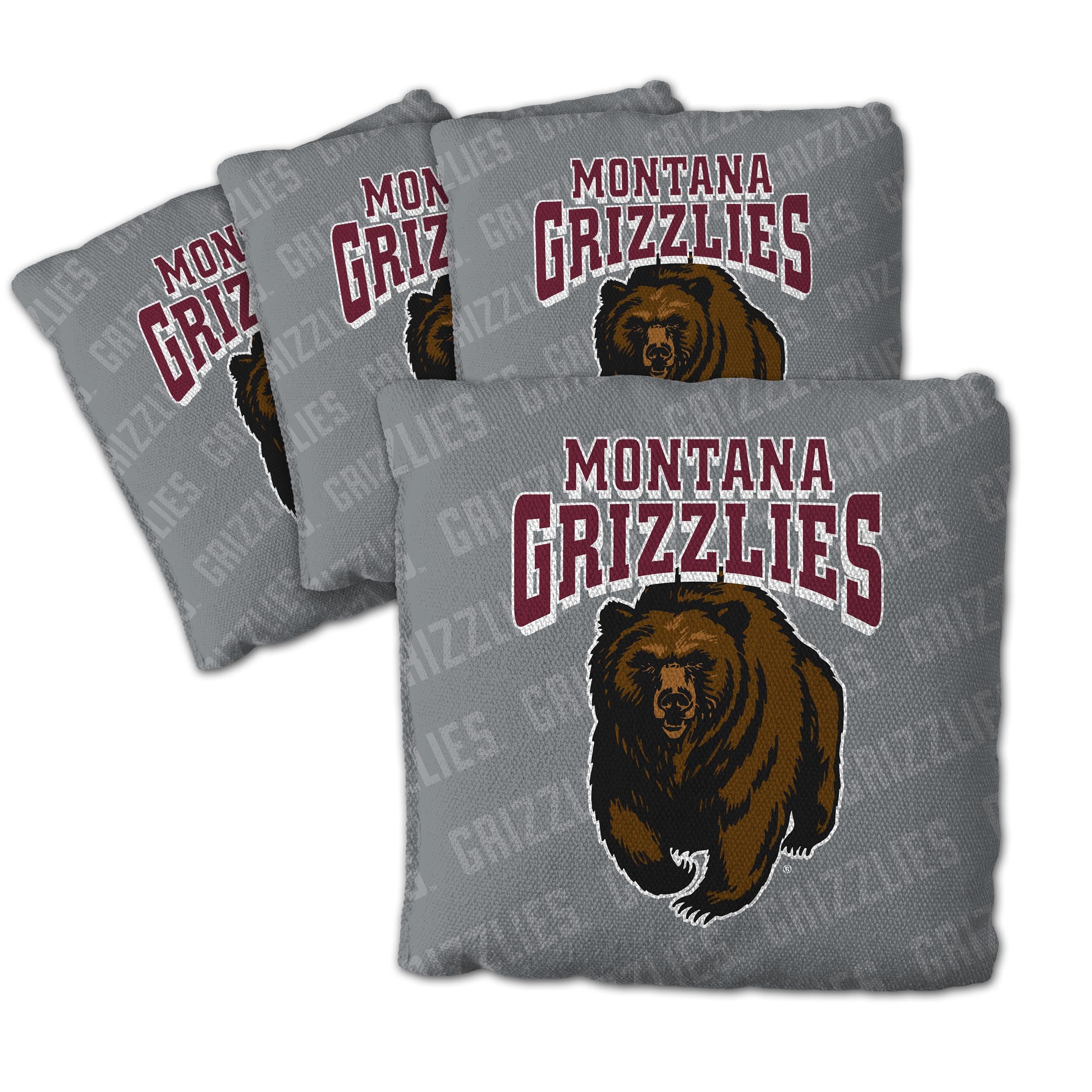 YouTheFan NCAA Montana Grizzlies Cornhole Bags - 4PK - Grey - Sports Collectibles, Sports Memorabilia, Sports Fan Shop, Sports Gifts