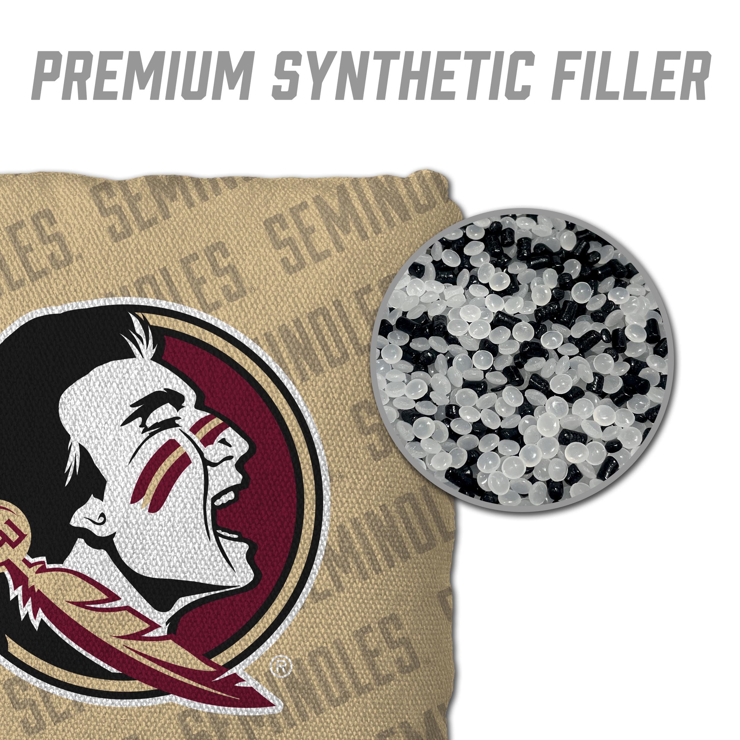 YouTheFan NCAA Florida State Seminoles Cornhole Bags - 4PK - Gold - Sports Collectibles, Sports Memorabilia, Sports Fan Shop, Sports Gifts
