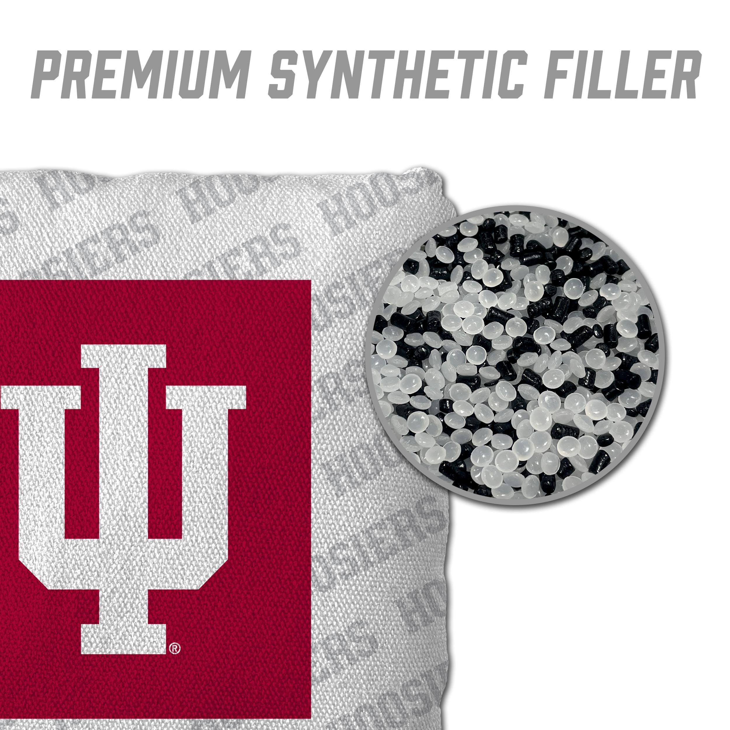 YouTheFan NCAA Indiana Hoosiers Cornhole Bags - 4PK - White - Sports Collectibles, Sports Memorabilia, Sports Fan Shop, Sports Gifts