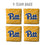 YouTheFan NCAA Pittsburgh Panthers Cornhole Bags - 4PK - Yellow - Sports Collectibles, Sports Memorabilia, Sports Fan Shop, Sports Gifts