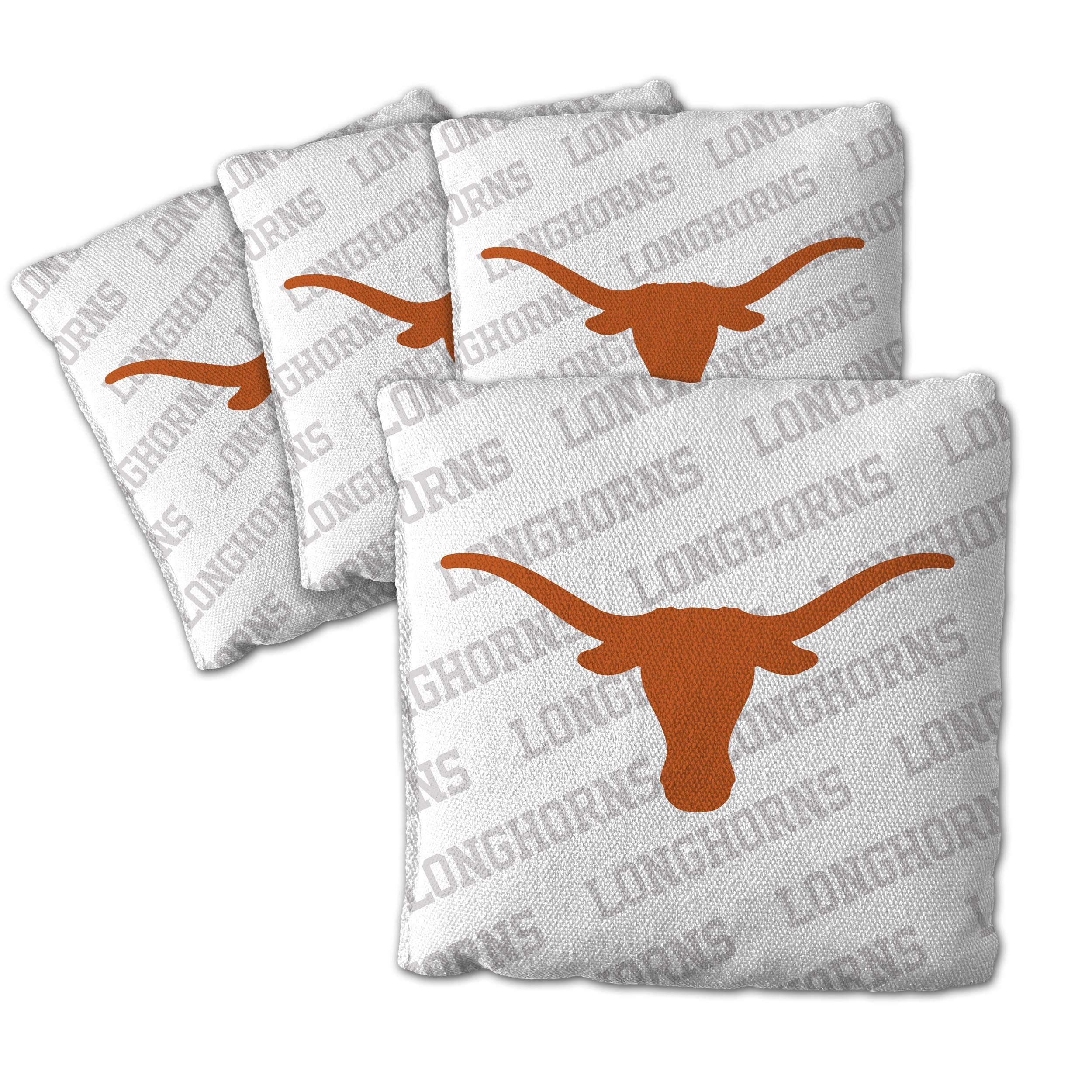 YouTheFan NCAA Texas Longhorns Cornhole Bags - 4PK - White - Sports Collectibles, Sports Memorabilia, Sports Fan Shop, Sports Gifts