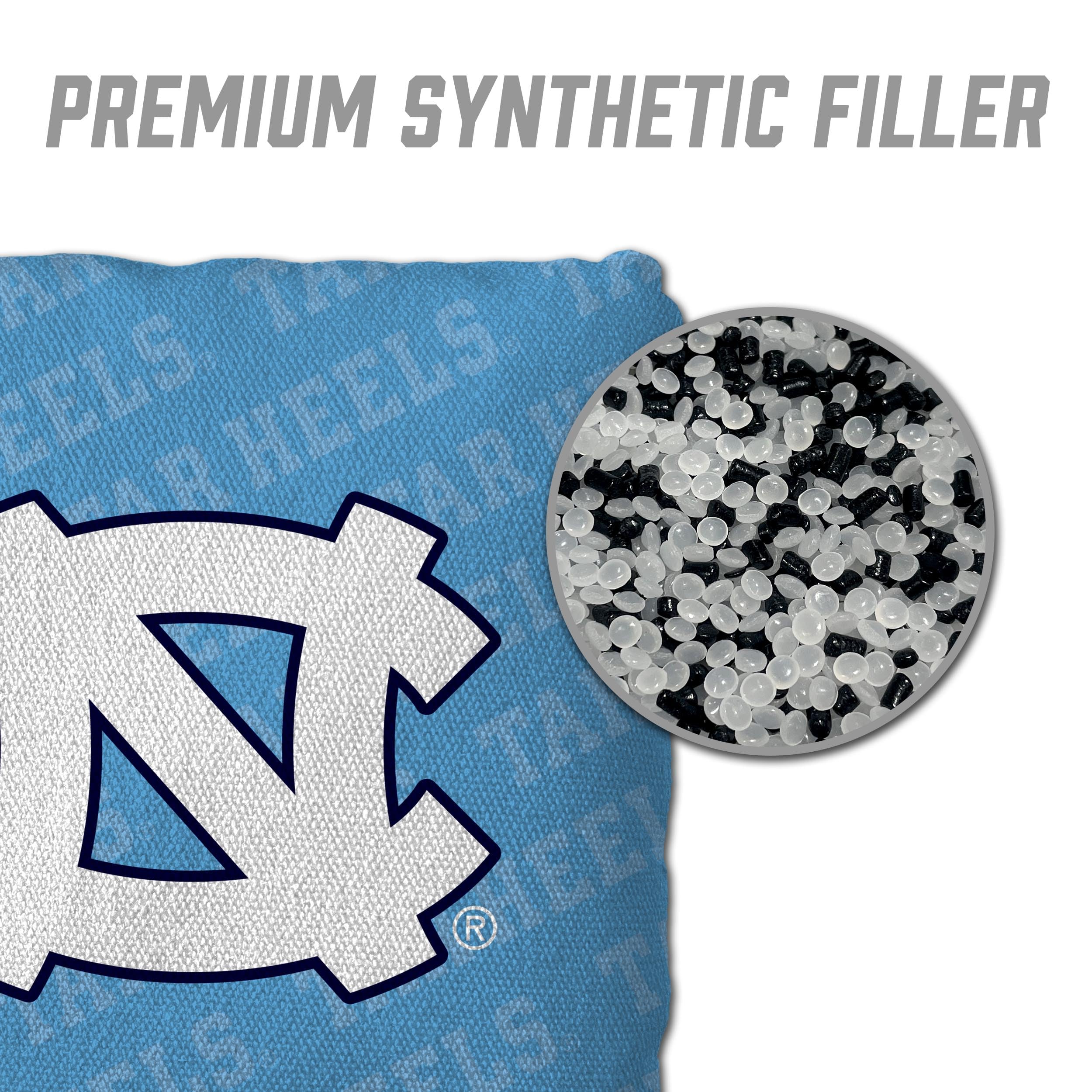 YouTheFan NCAA North Carolina Tar Heels Cornhole Bags - 4PK - Blue - Sports Collectibles, Sports Memorabilia, Sports Fan Shop, Sports Gifts
