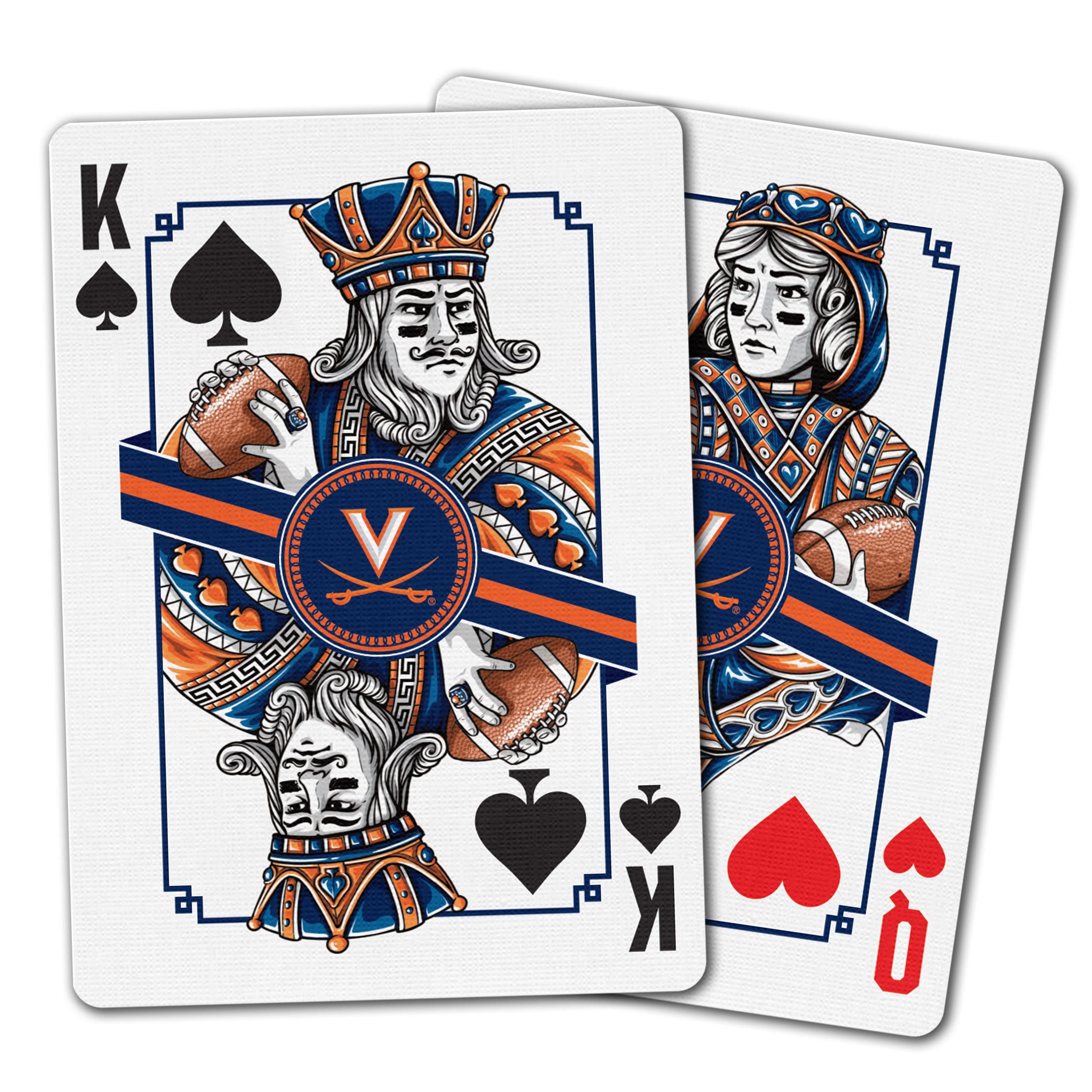 YouTheFan NCAA Virginia Cavaliers Classic Series Playing Cards - Sports Collectibles, Sports Memorabilia, Sports Fan Shop, Sports Gifts