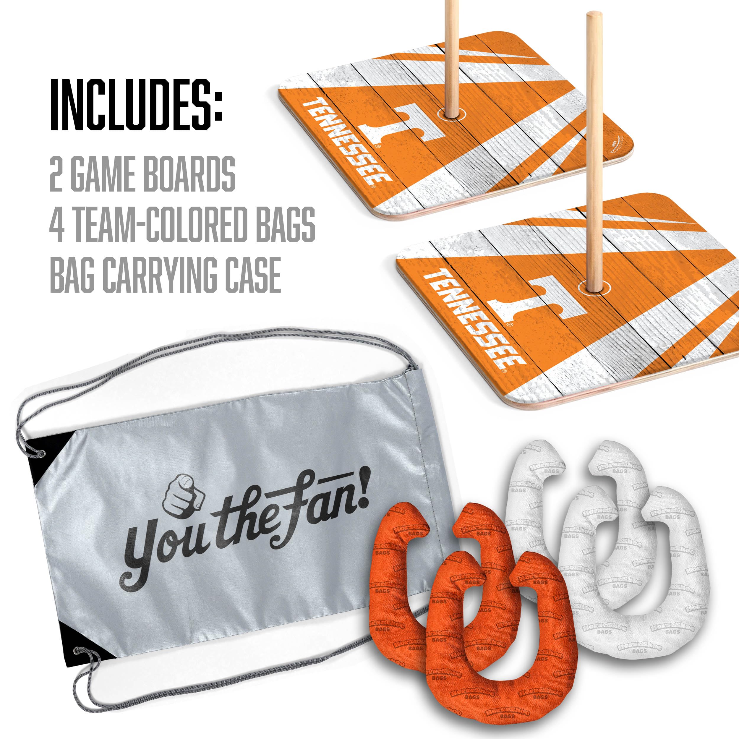 YouTheFan NCAA Tennessee Volunteers Horseshoe Bags - Sports Collectibles, Sports Memorabilia, Sports Fan Shop, Sports Gifts