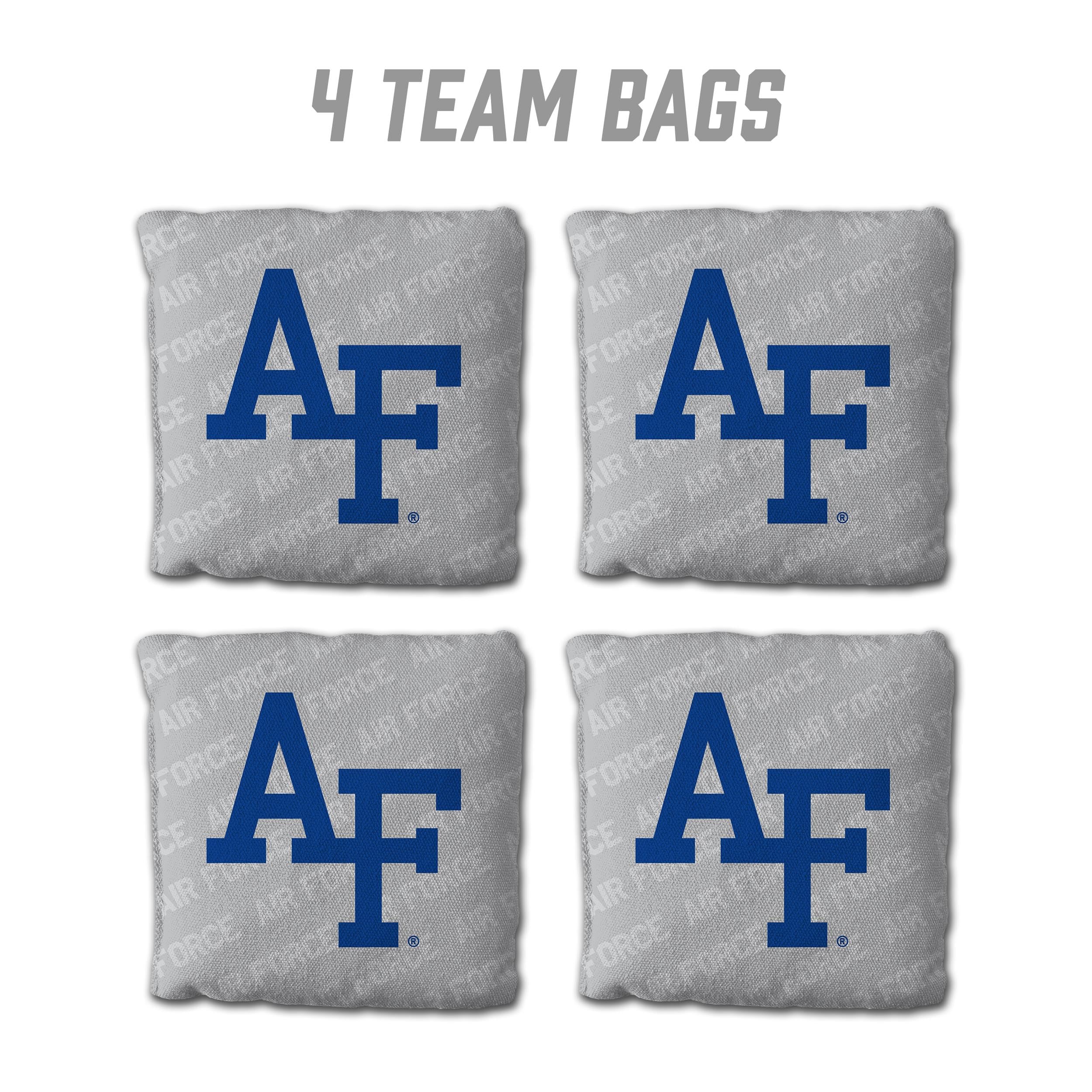 YouTheFan NCAA Air Force Academy Cornhole Bags - 4PK - Grey - Sports Collectibles, Sports Memorabilia, Sports Fan Shop, Sports Gifts