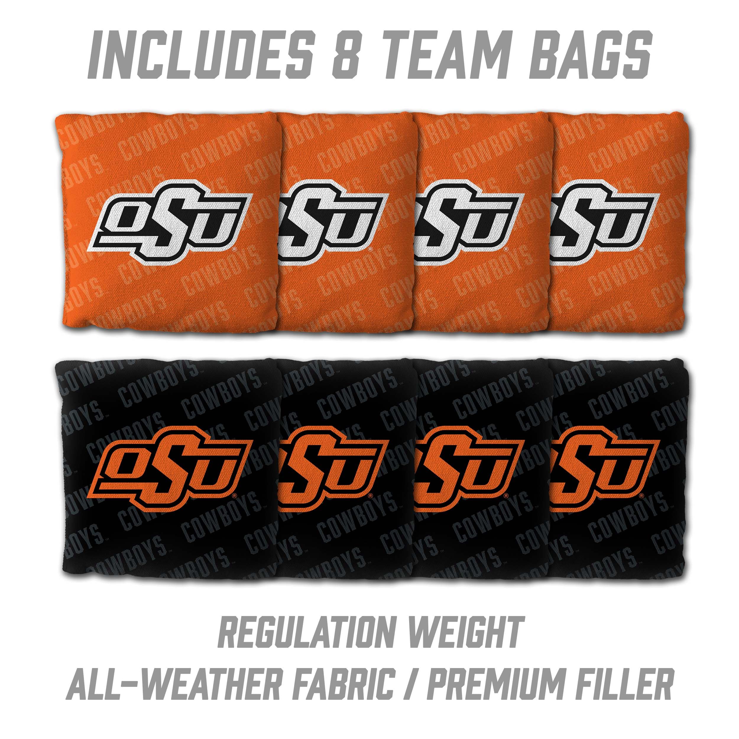 YouTheFan NCAA Oklahoma State Cowboys 2’ x 3’ Wood Cornhole Game with Logo Bags - Sports Collectibles, Sports Memorabilia, Sports Fan Shop, Sports Gifts