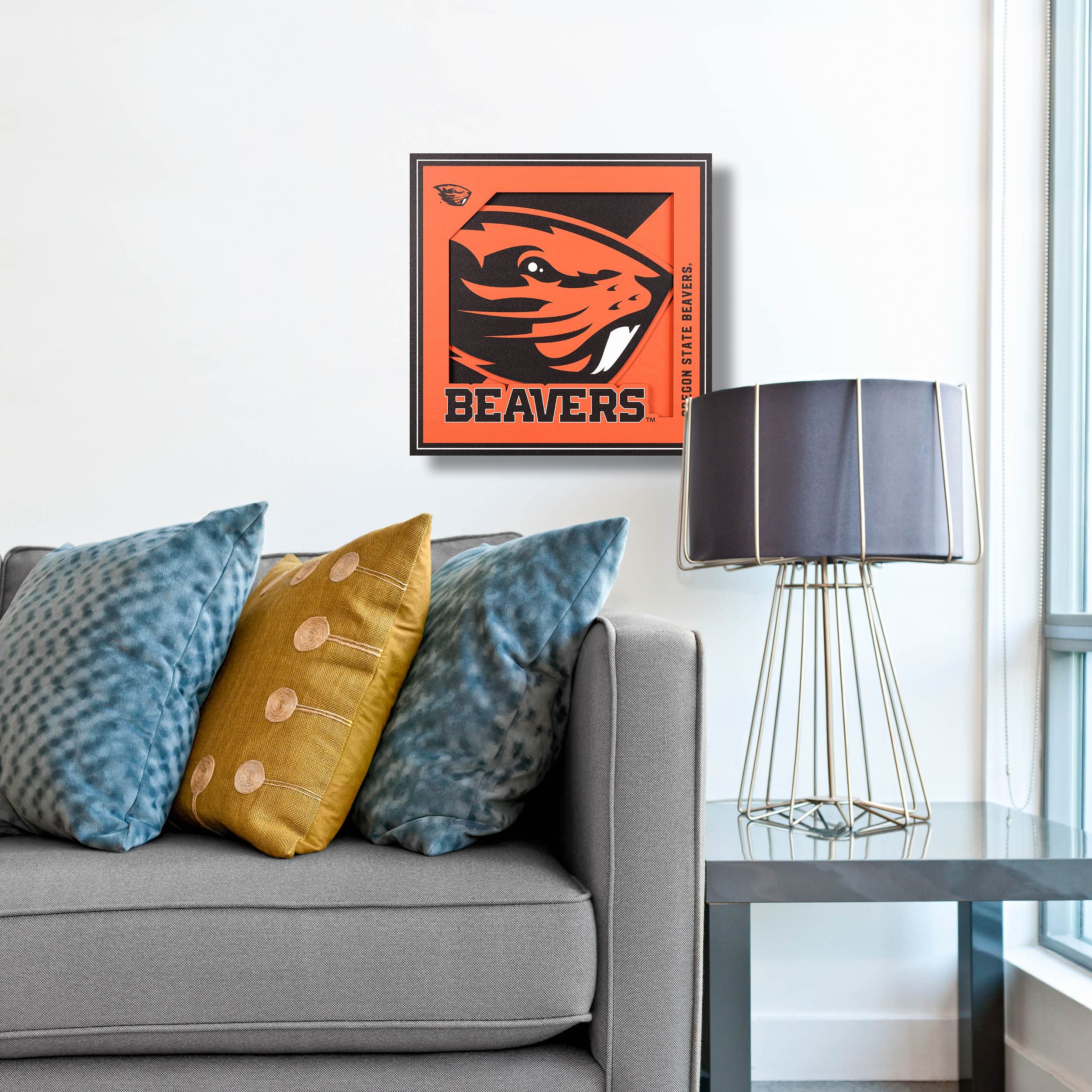YouTheFan NCAA Oregon State Beavers 3D Logo Series Wall Art - 12x12 - Sports Collectibles, Sports Memorabilia, Sports Fan Shop, Sports Gifts