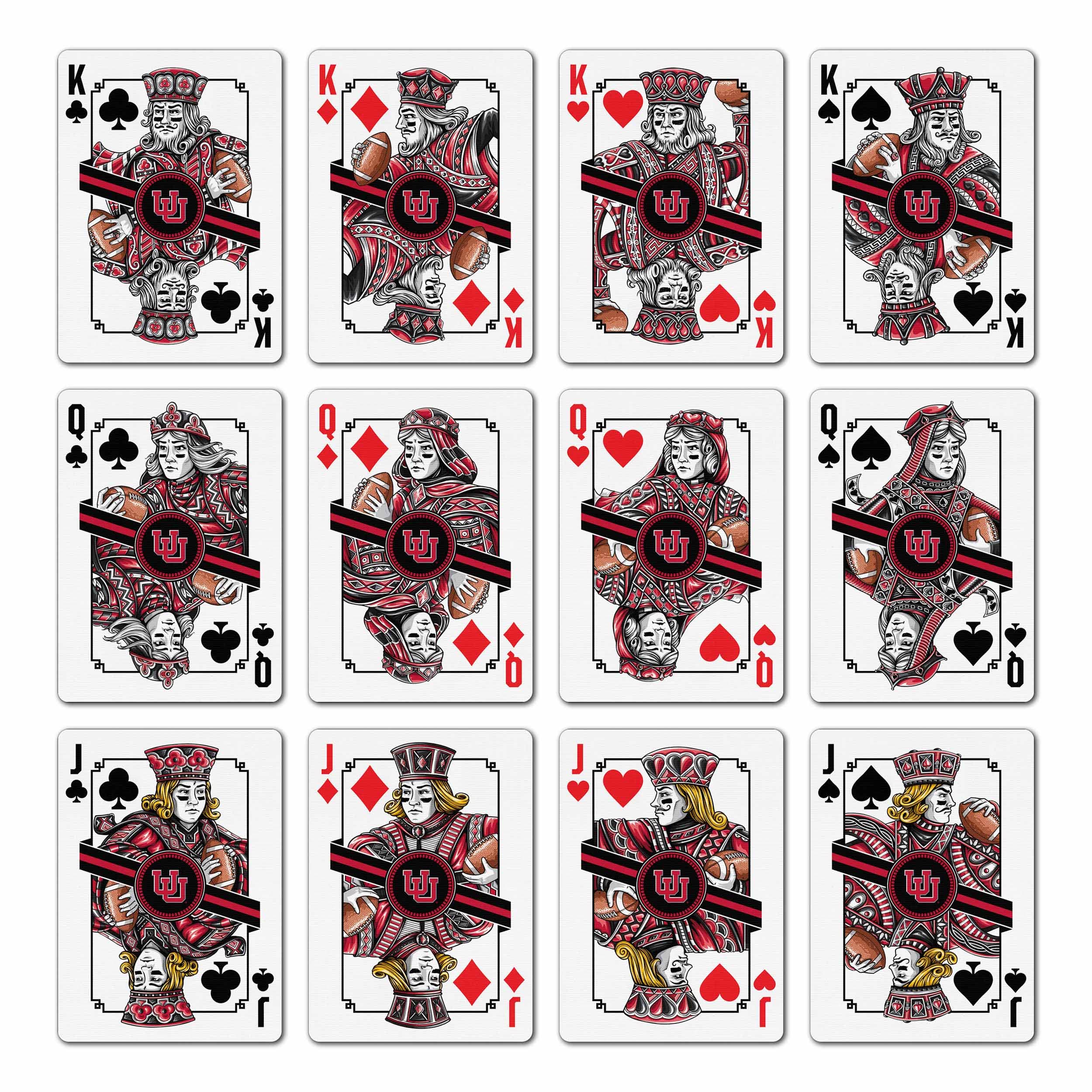 YouTheFan NCAA Utah Utes Classic Series Playing Cards - Sports Collectibles, Sports Memorabilia, Sports Fan Shop, Sports Gifts