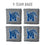 YouTheFan NCAA Memphis Tigers Cornhole Bags - 4PK - Grey - Sports Collectibles, Sports Memorabilia, Sports Fan Shop, Sports Gifts