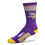 For Bare Feet NFL Youth 4 Stripe Deuce Crew Sock, Minnesota Vikings, One Size - Sports Gifts, Sports Memorabilia, Sports Collectibles, Fan Shop