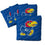 YouTheFan NCAA Kansas Jayhawks Cornhole Bags - 4PK - Blue - Sports Collectibles, Sports Memorabilia, Sports Fan Shop, Sports Gifts