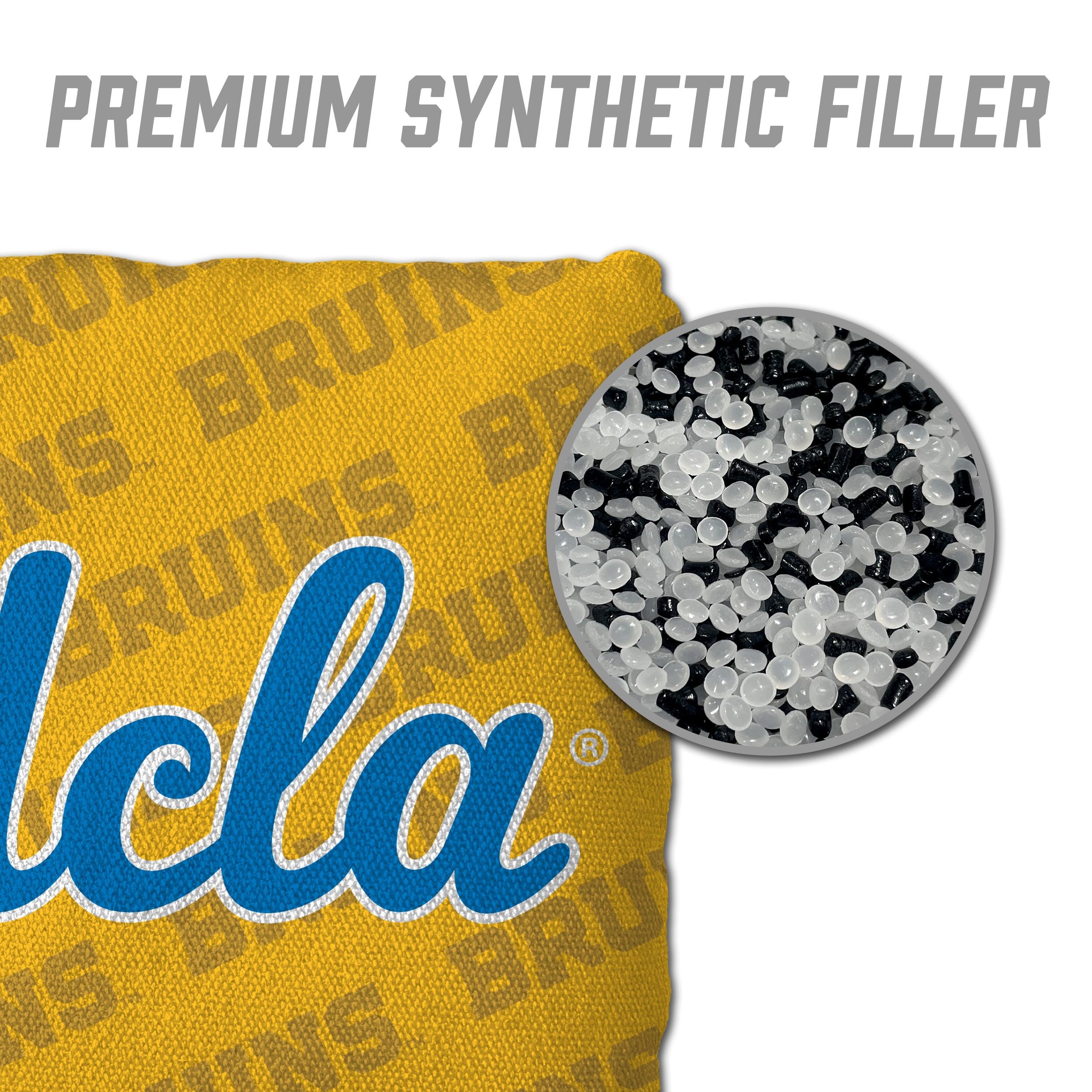 YouTheFan NCAA UCLA Bruins Cornhole Bags - 4PK - Yellow - Sports Collectibles, Sports Memorabilia, Sports Fan Shop, Sports Gifts