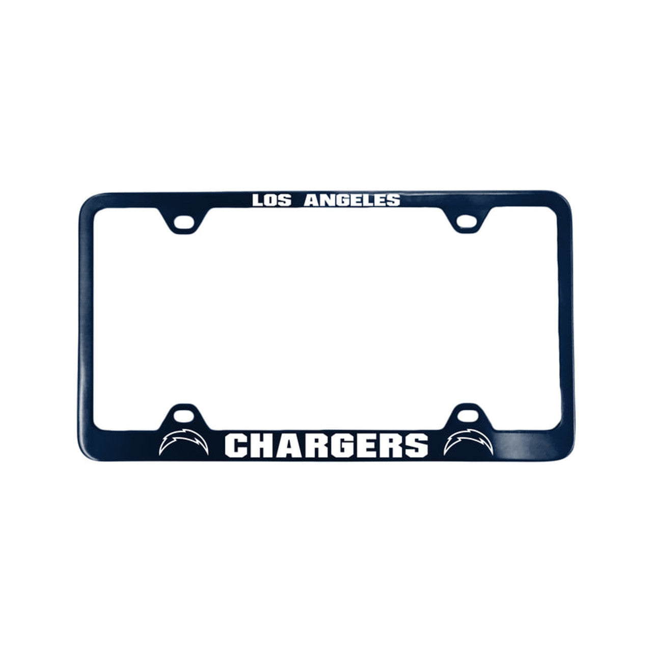 Los Angeles Chargers License Plate Frame Laser Cut Blue - Sports Collectibles, Sports Memorabilia, Sports Fan Shop, Sports Gifts