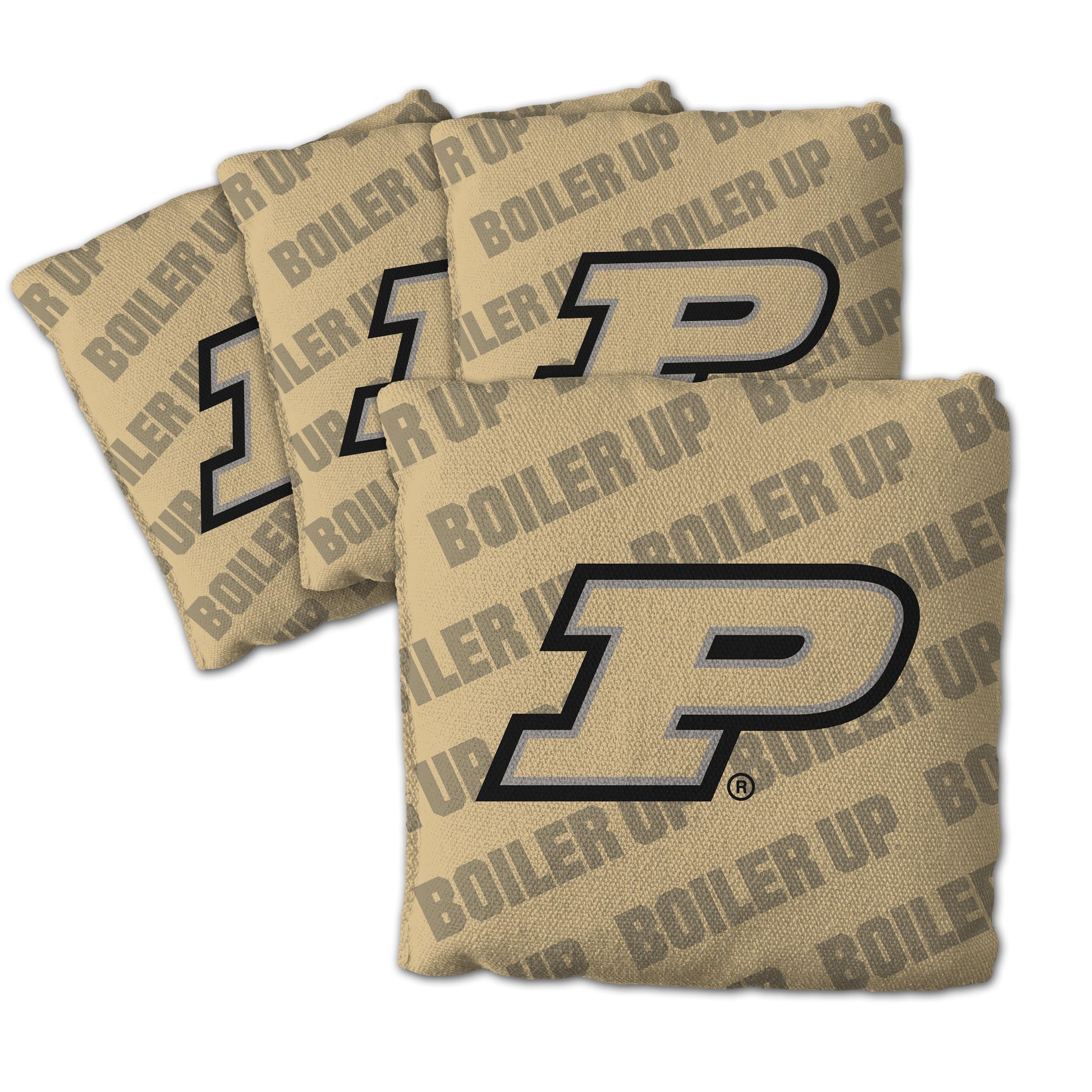 YouTheFan NCAA Purdue Boilermakers Cornhole Bags - 4PK - Gold - Sports Collectibles, Sports Memorabilia, Sports Fan Shop, Sports Gifts
