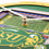 YouTheFan NCAA North Dakota State Bison 3D StadiumView Clock - Sports Collectibles, Sports Memorabilia, Sports Fan Shop, Sports Gifts