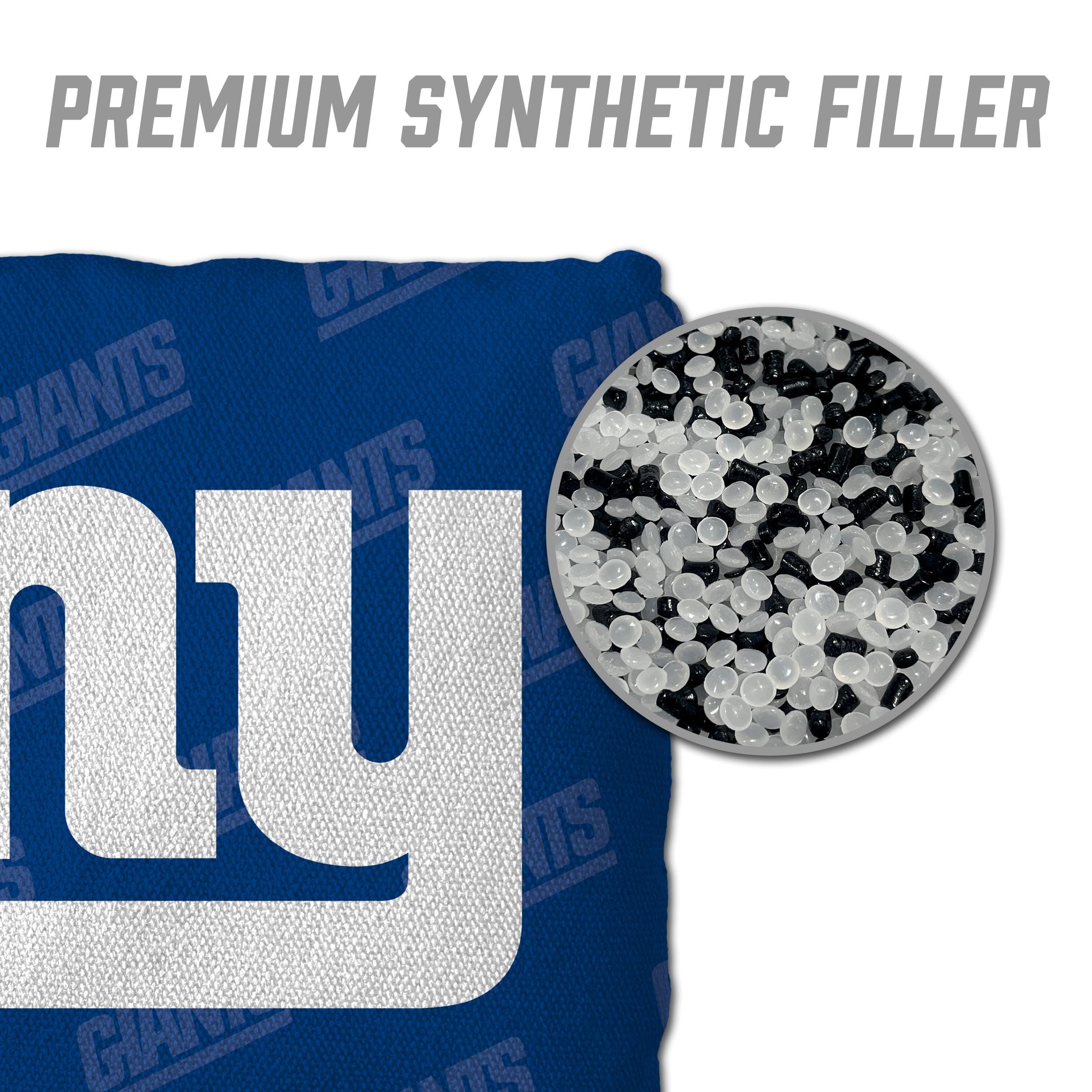 YouTheFan NFL New York Giants Cornhole Bags - 4PK - Blue - Sports Collectibles, Sports Memorabilia, Sports Fan Shop, Sports Gifts