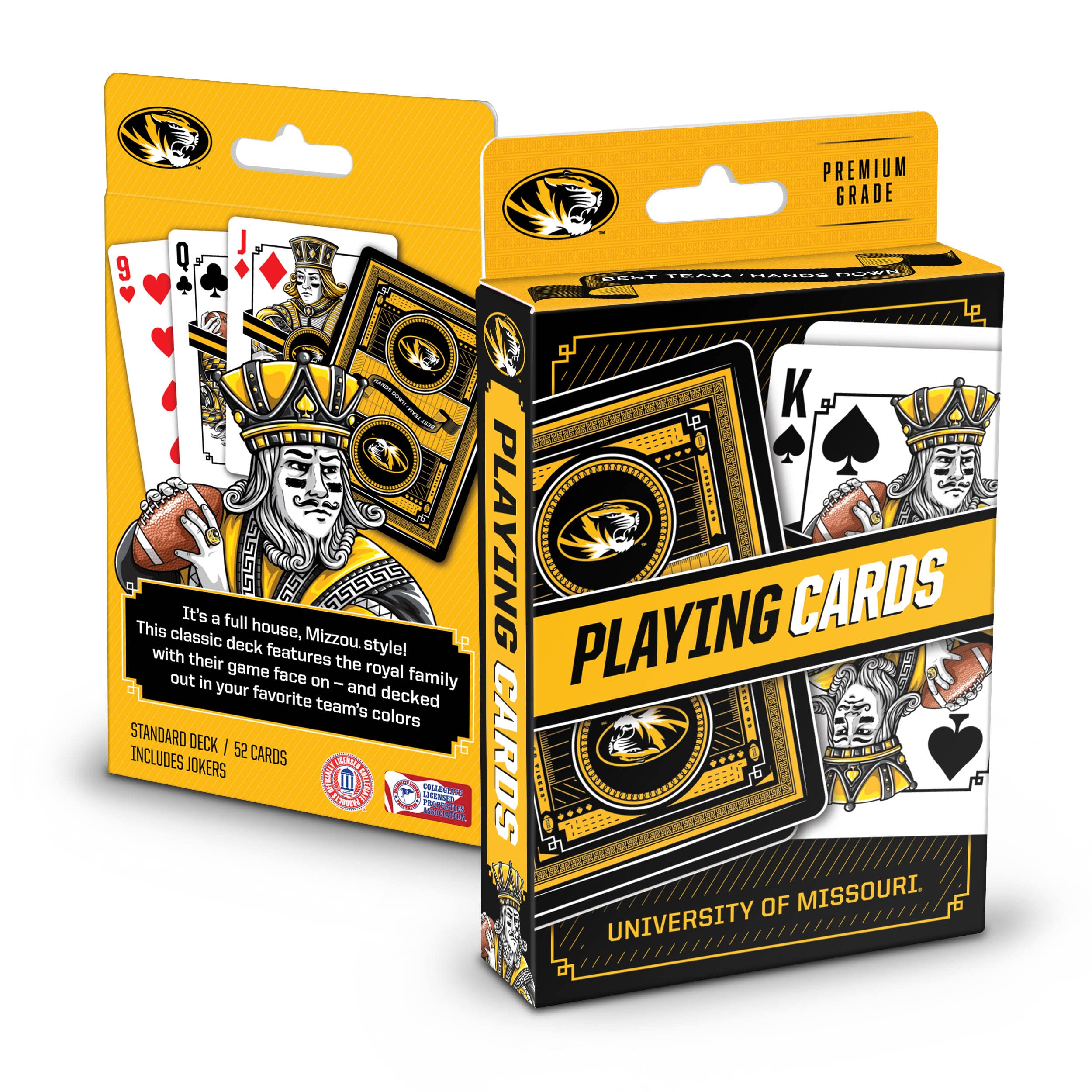 YouTheFan NCAA Missouri Tigers Classic Series Playing Cards - Sports Collectibles, Sports Memorabilia, Sports Fan Shop, Sports Gifts